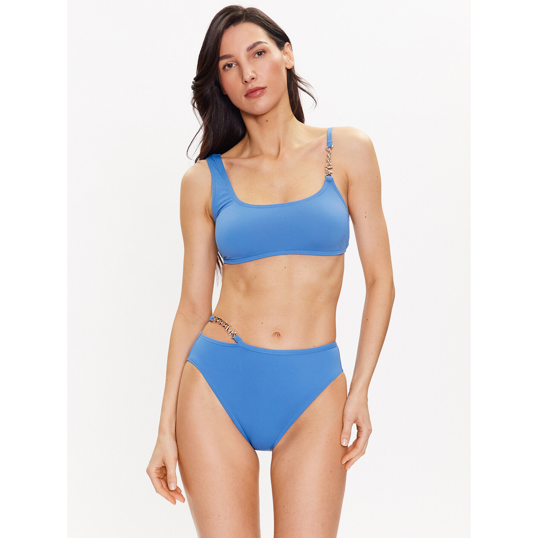 MICHAEL Michael Kors Bikini partea de jos MM1K034 Albastru - Pled.ro