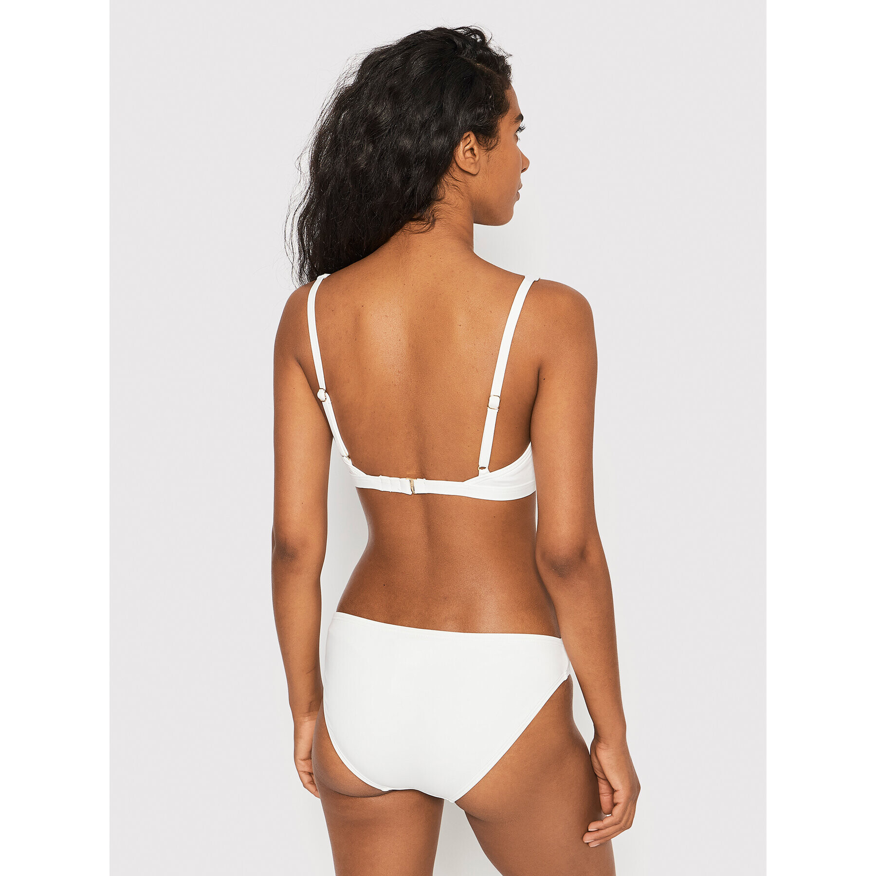 MICHAEL Michael Kors Bikini partea de jos Solids Classic MM8H142 Alb - Pled.ro