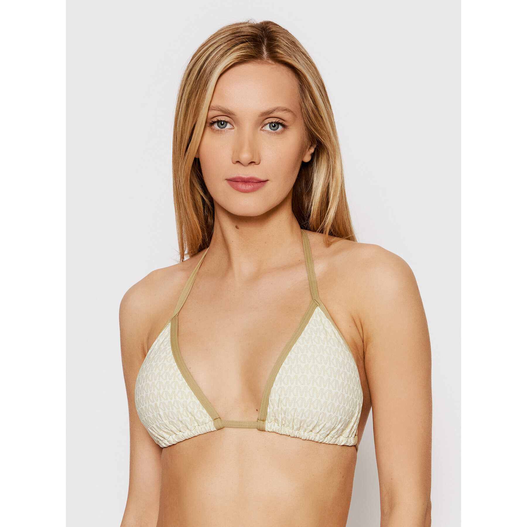 MICHAEL Michael Kors Bikini partea de sus MM7W505 Bej - Pled.ro