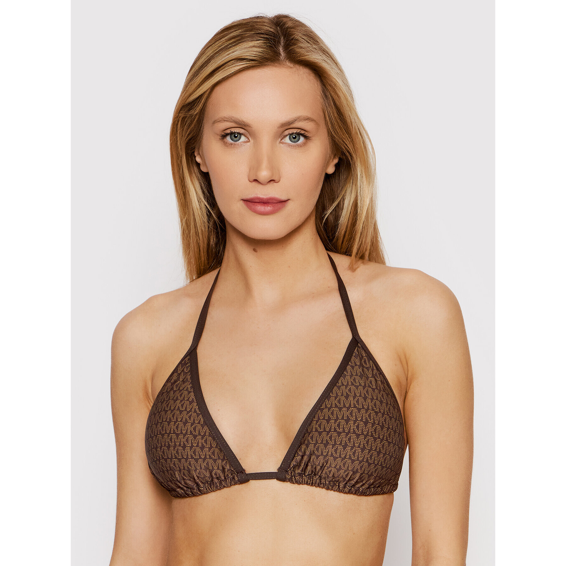 MICHAEL Michael Kors Bikini partea de sus MM7W505 Maro - Pled.ro