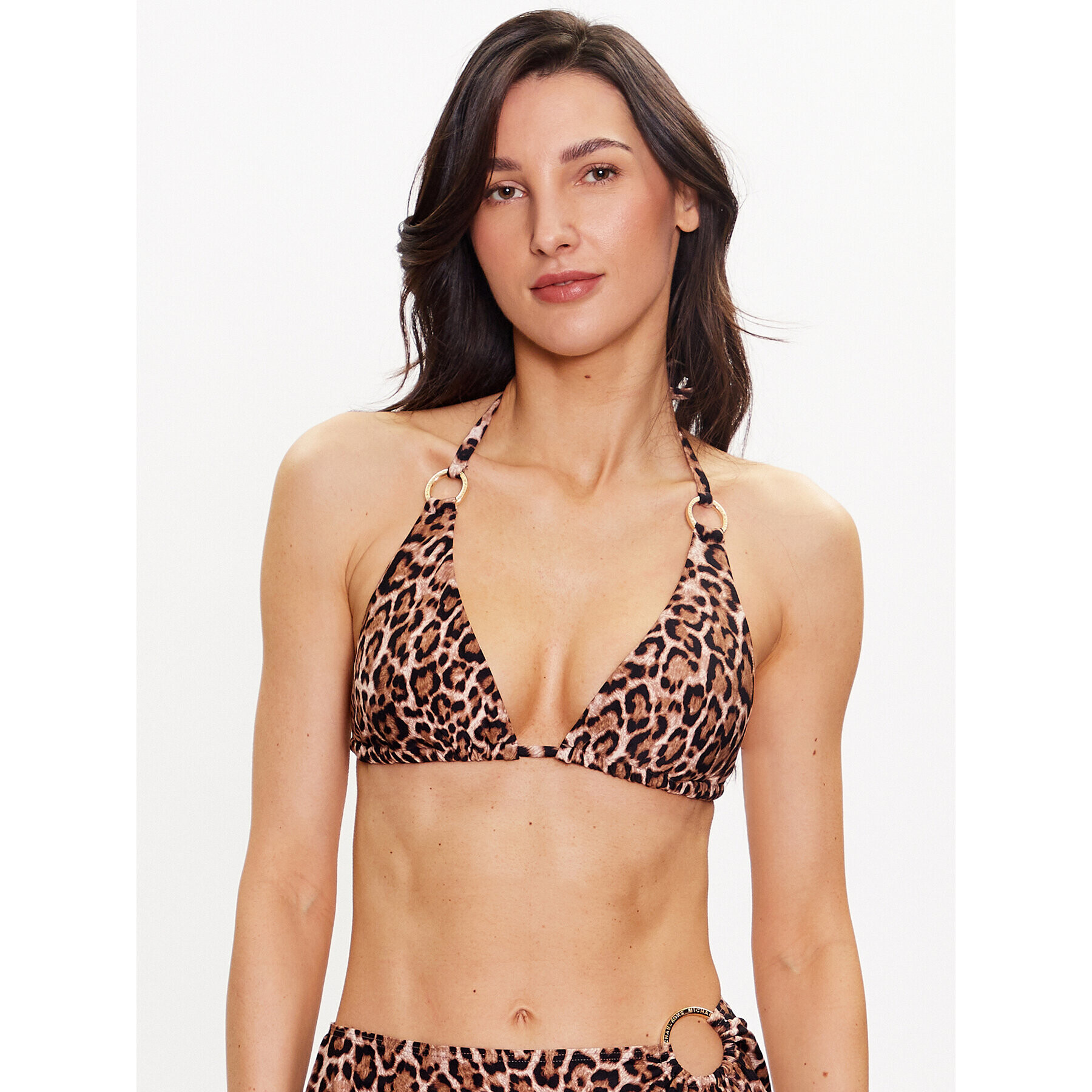 MICHAEL Michael Kors Bikini partea de sus Wildcat MM9M613 Maro - Pled.ro