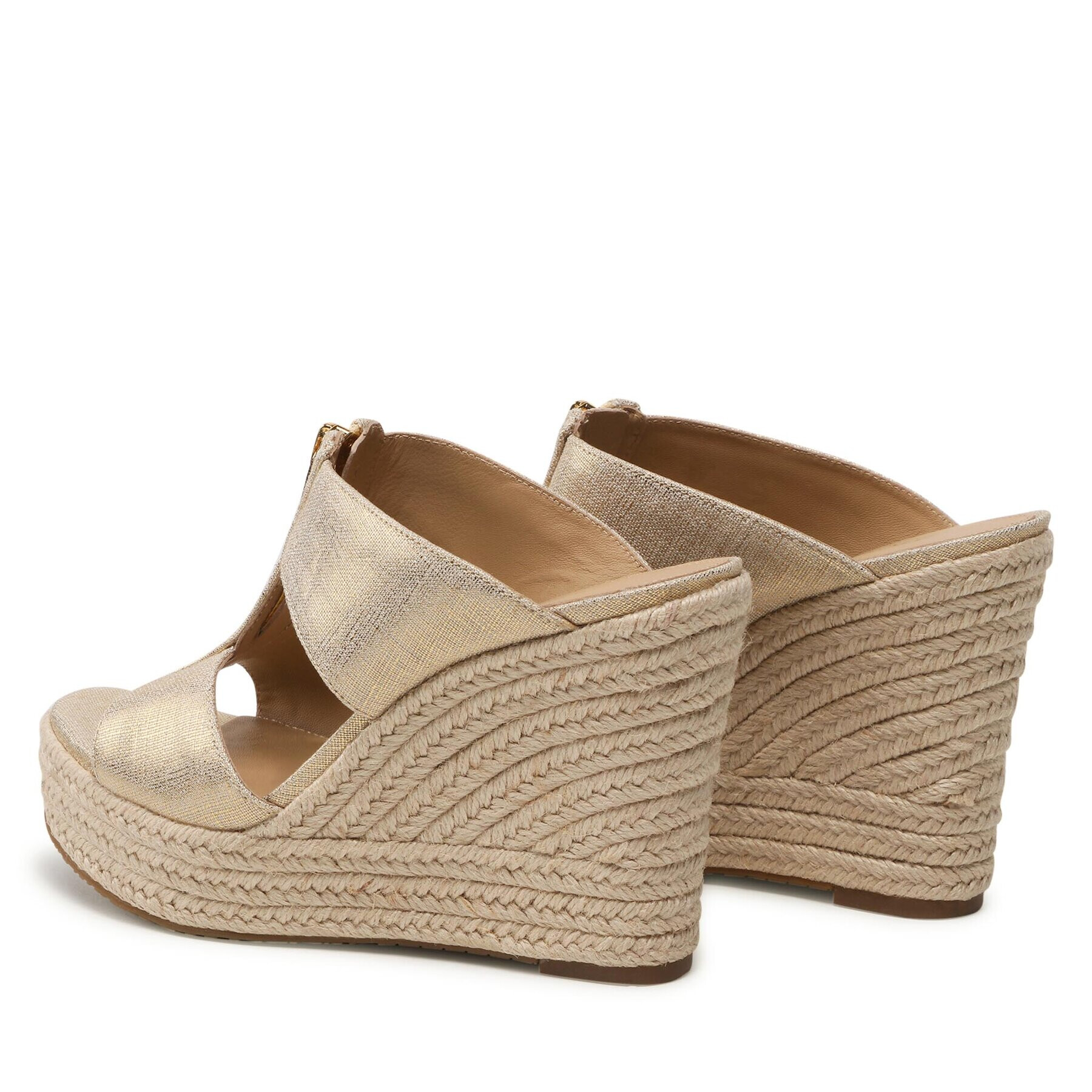 MICHAEL Michael Kors Espadrile Bradley Mule 40S3BYMS2D Auriu - Pled.ro