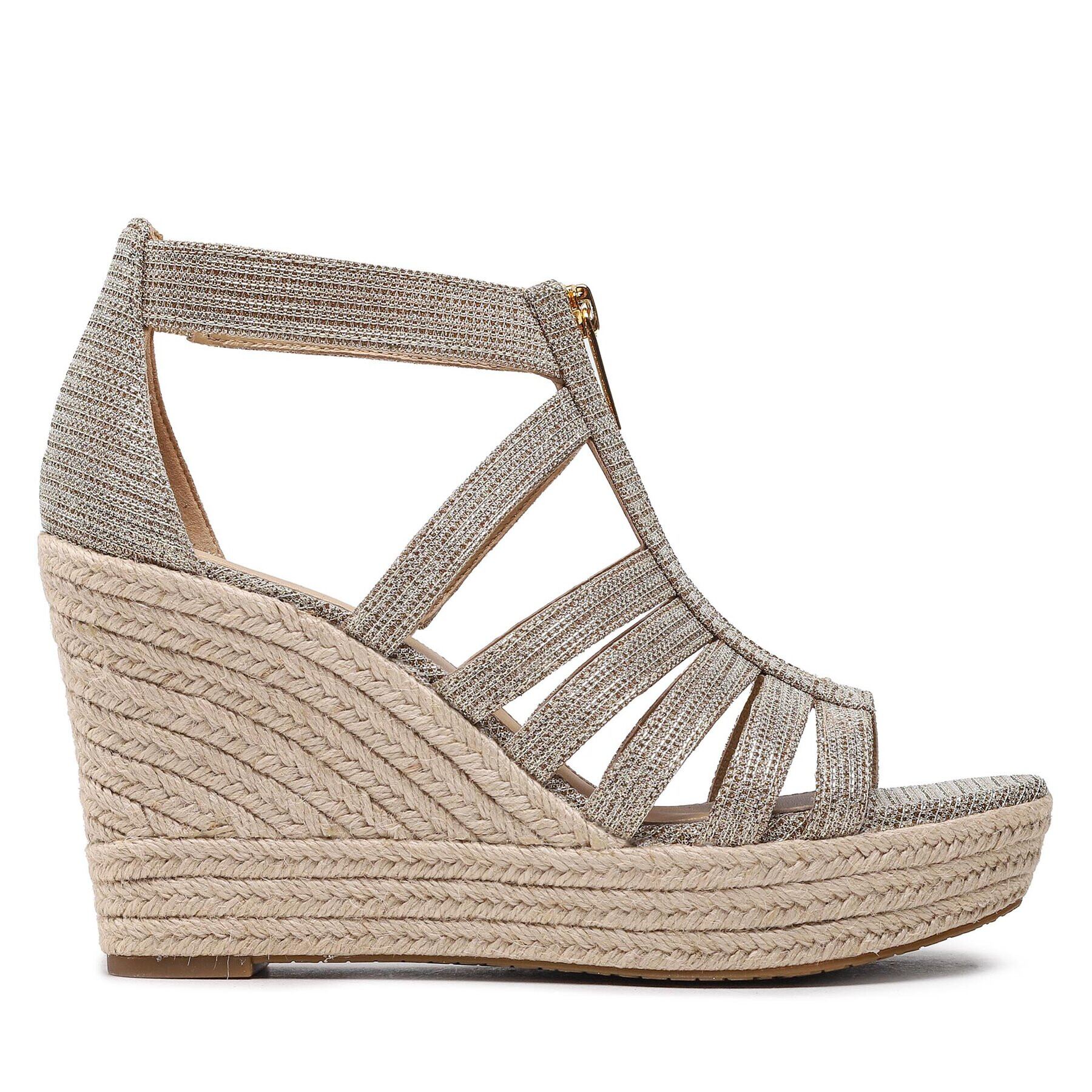 MICHAEL Michael Kors Espadrile Bradley Wedge 40S3BYMS3D Auriu - Pled.ro