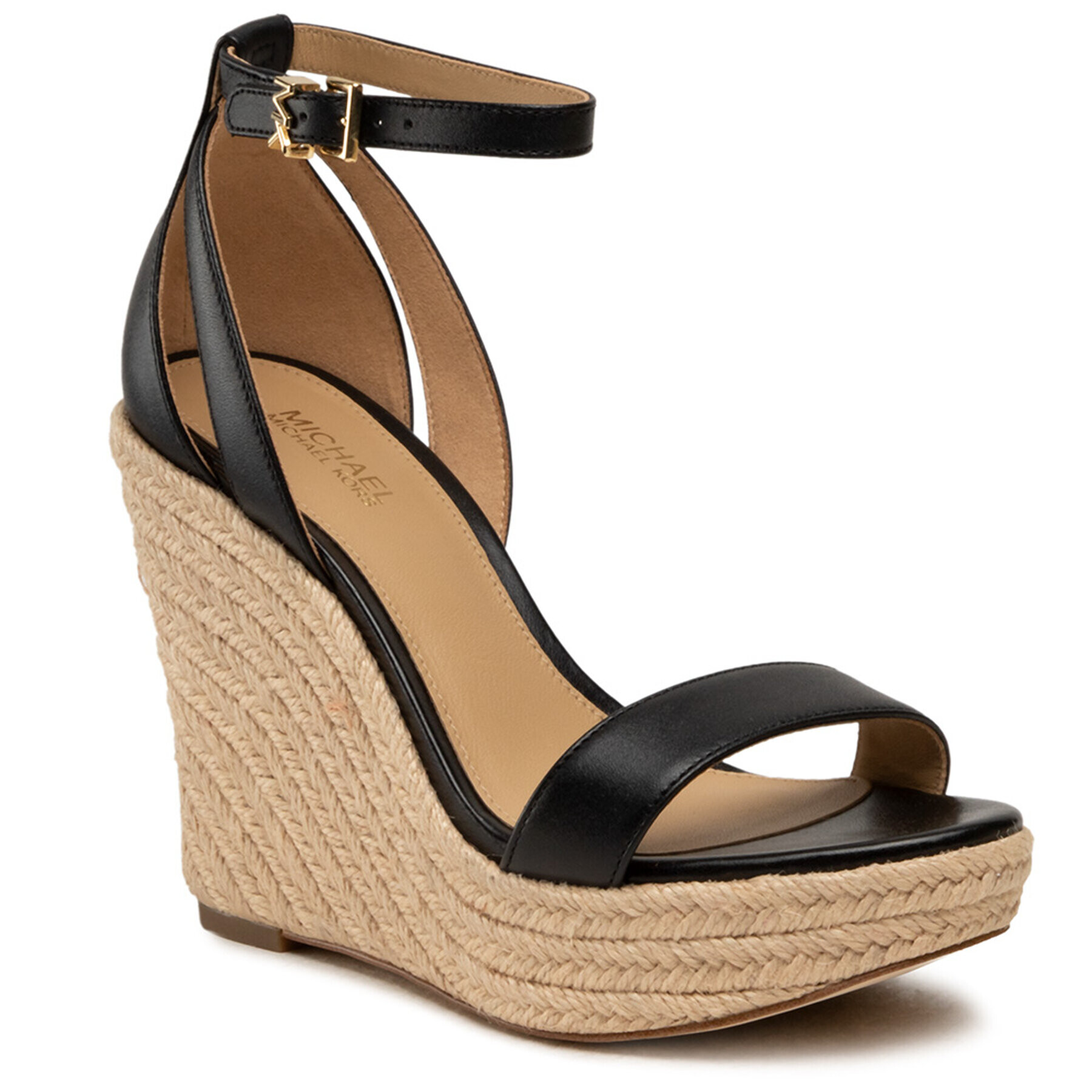 MICHAEL Michael Kors Espadrile Kimberly Wedge 40S1KBHS2L Negru - Pled.ro