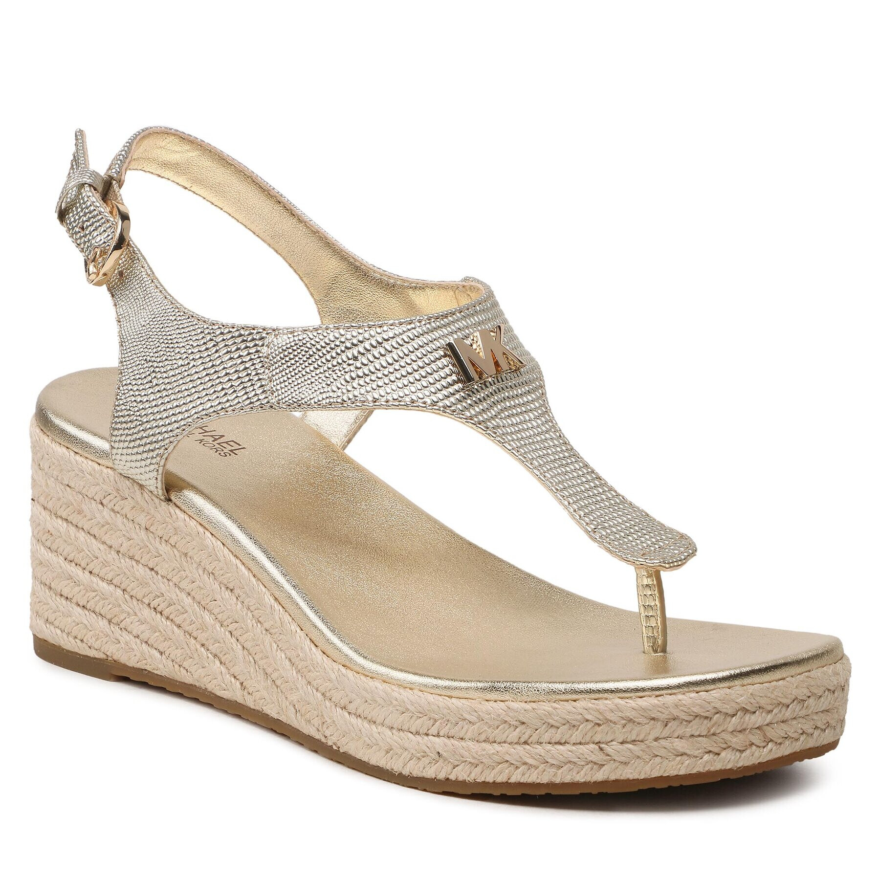 MICHAEL Michael Kors Espadrile Laney Thong 40T0LAMS1M Auriu - Pled.ro