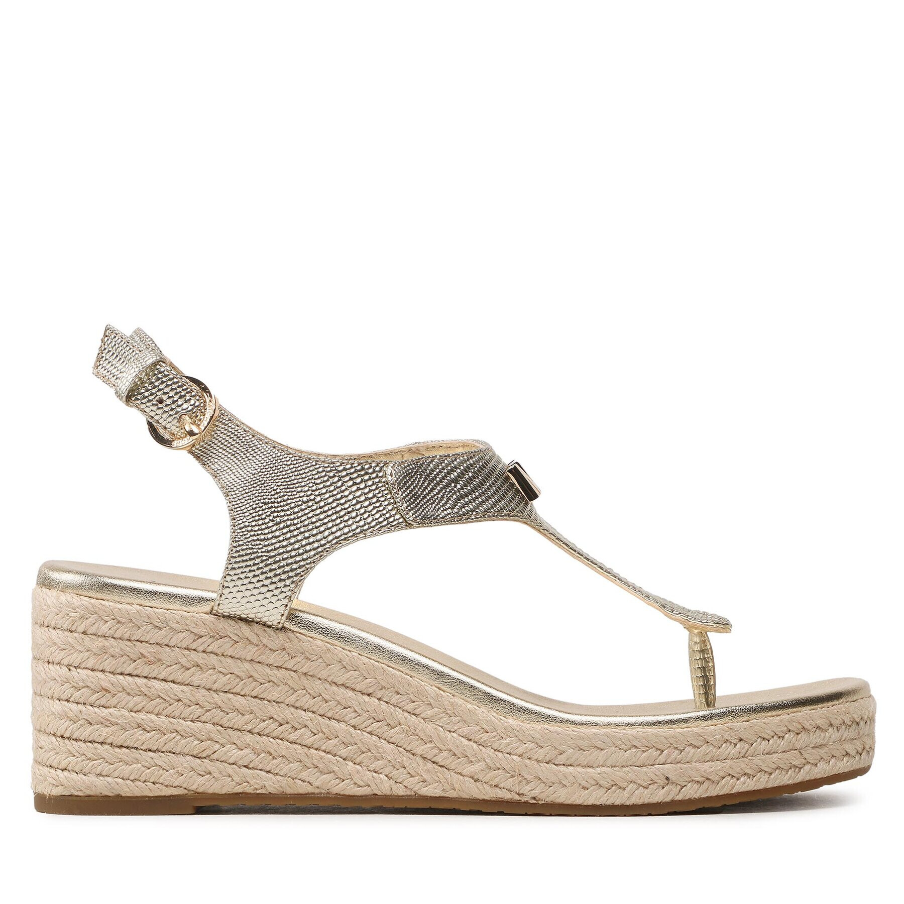 MICHAEL Michael Kors Espadrile Laney Thong 40T0LAMS1M Auriu - Pled.ro