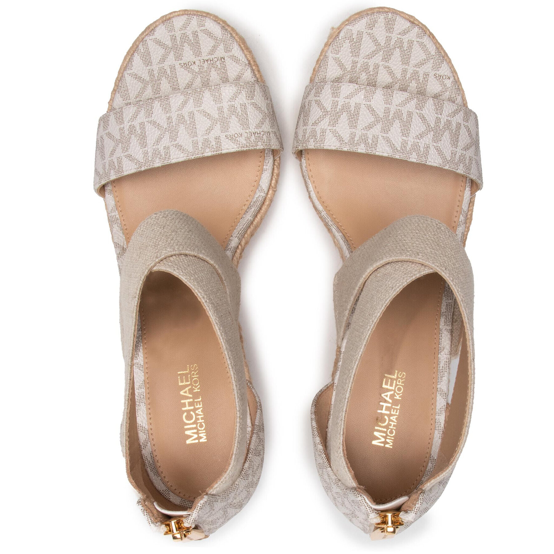 MICHAEL Michael Kors Espadrile Prue Wedge 40S0PRMS2B Bej - Pled.ro