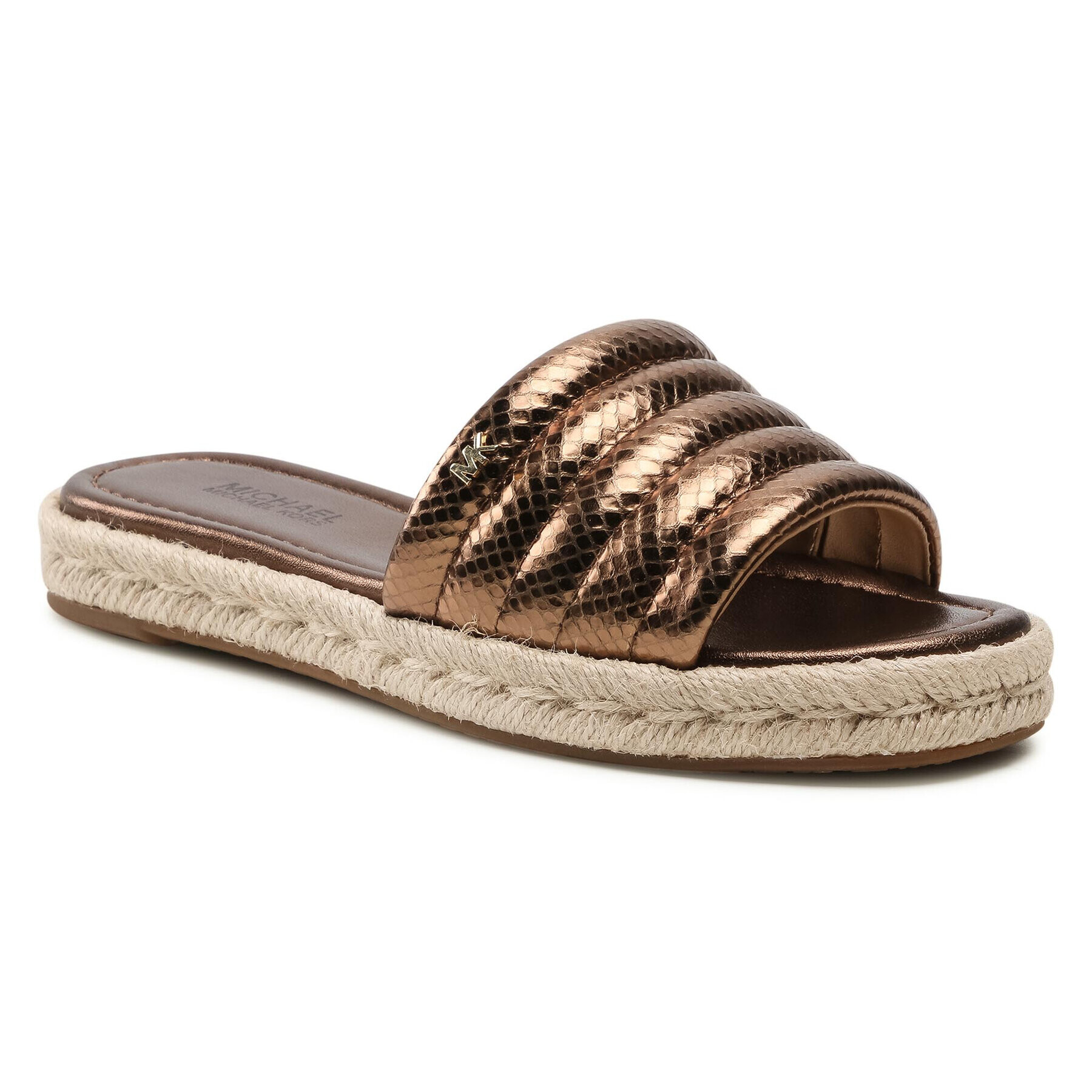 MICHAEL Michael Kors Espadrile Royce Slide 40S1ROFA1M Auriu - Pled.ro