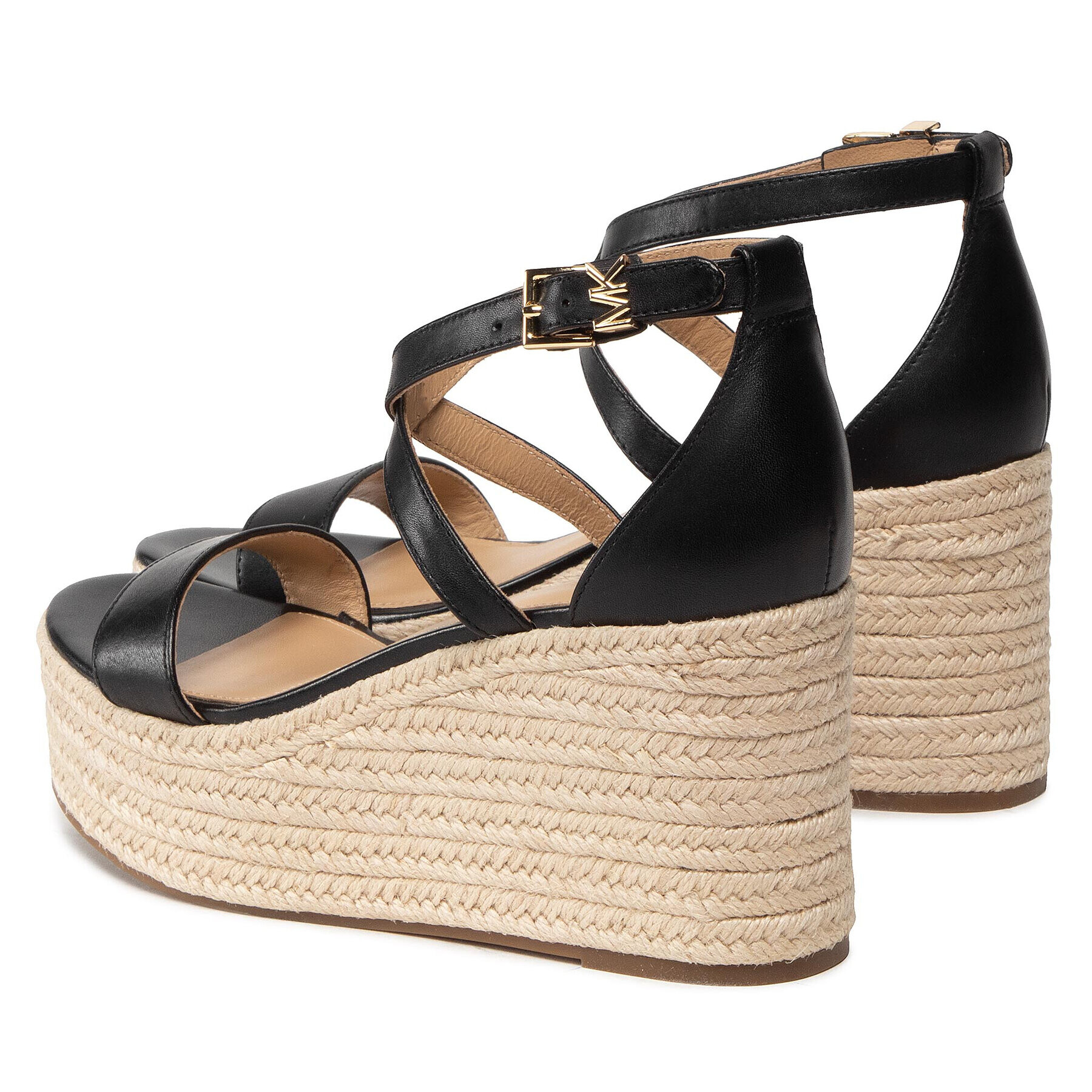 MICHAEL Michael Kors Espadrile Serena Wedge Espadrille 40S2SEMS1L Negru - Pled.ro