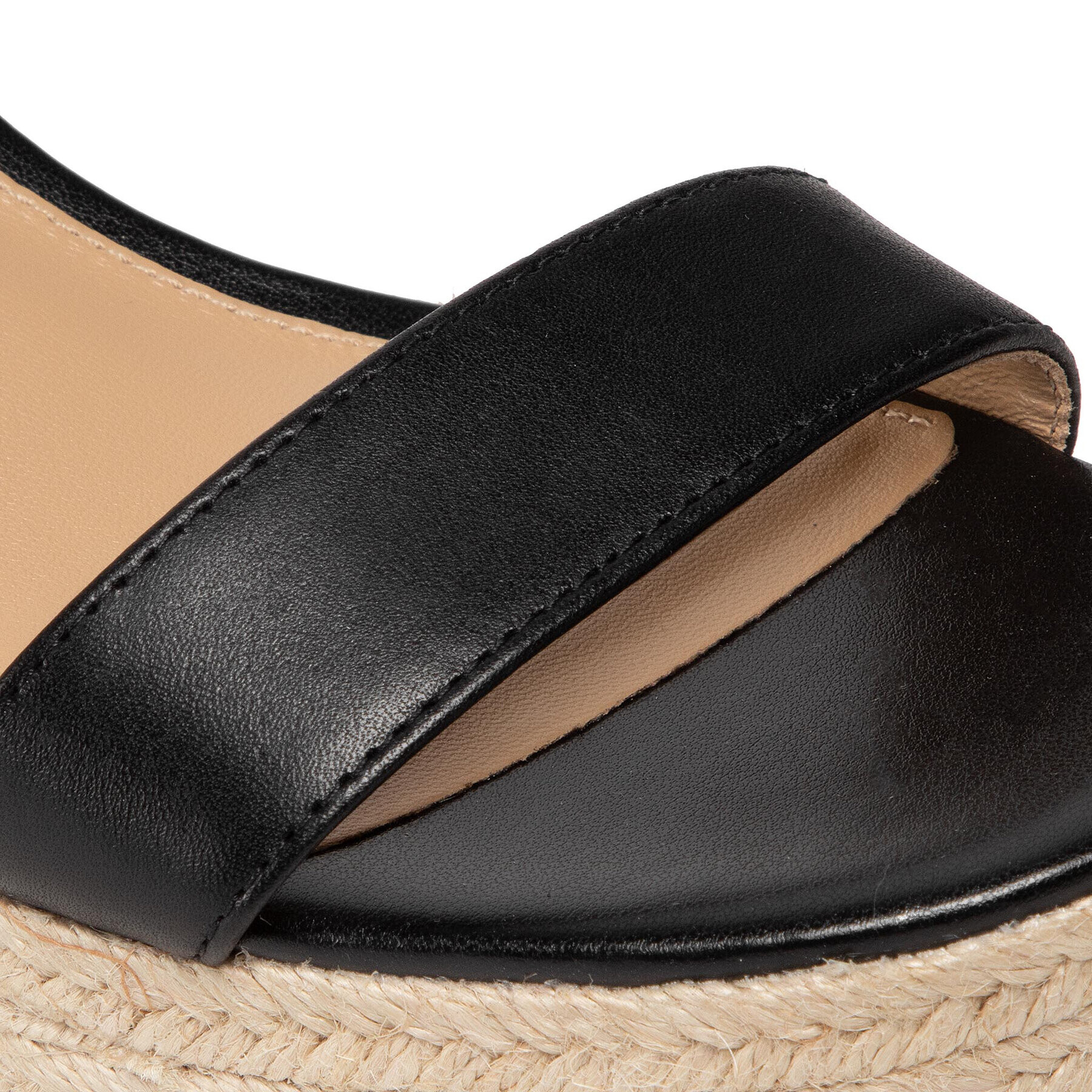 MICHAEL Michael Kors Espadrile Serena Wedge Espadrille 40S2SEMS1L Negru - Pled.ro