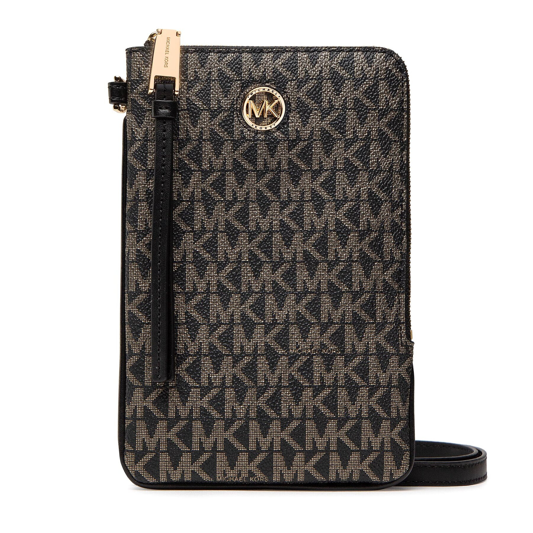 MICHAEL Michael Kors Etui pentru telefon Heritage 34F2G5HN6O Negru - Pled.ro