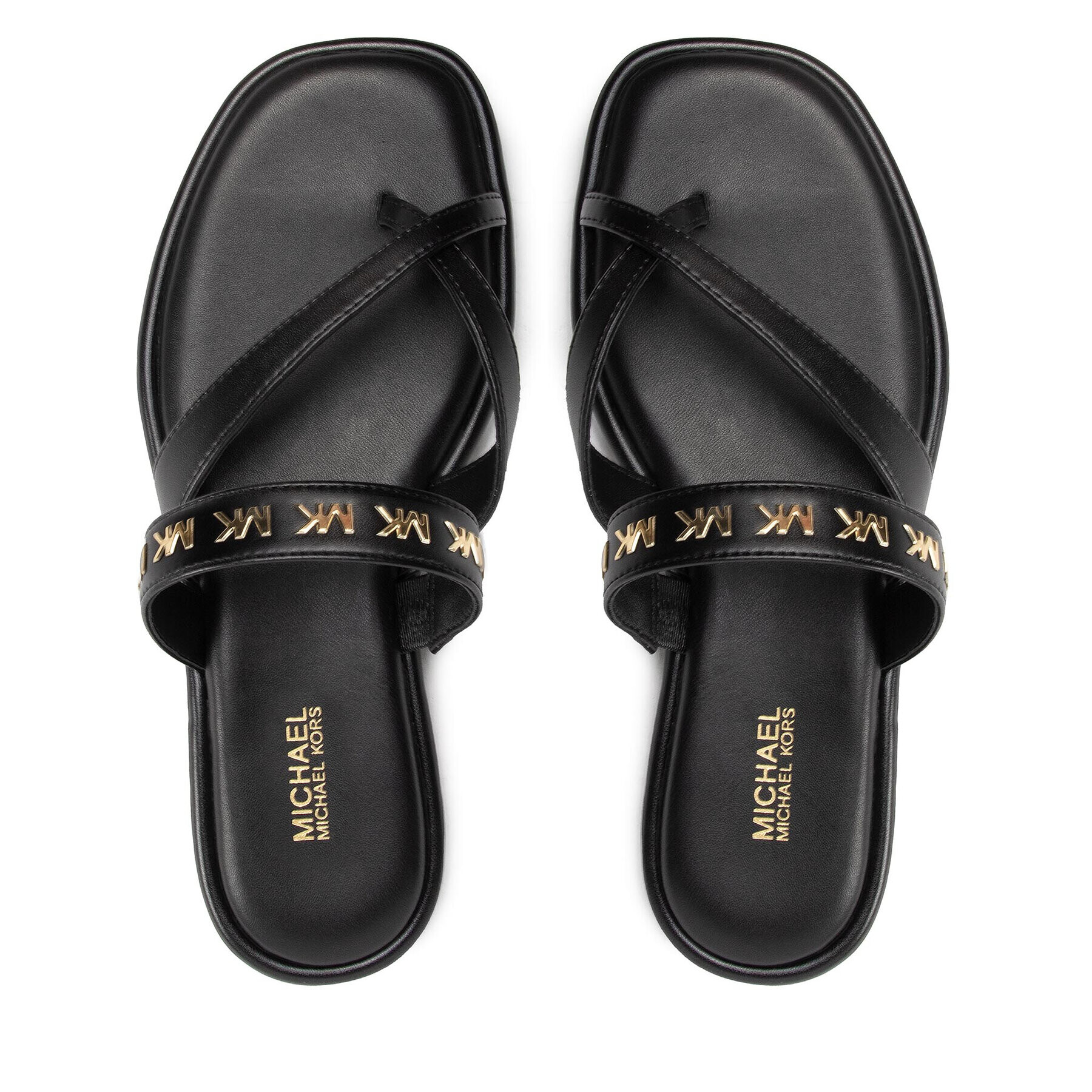 MICHAEL Michael Kors Flip flop Alba Thong Slide 40T2ALFA1L Negru - Pled.ro