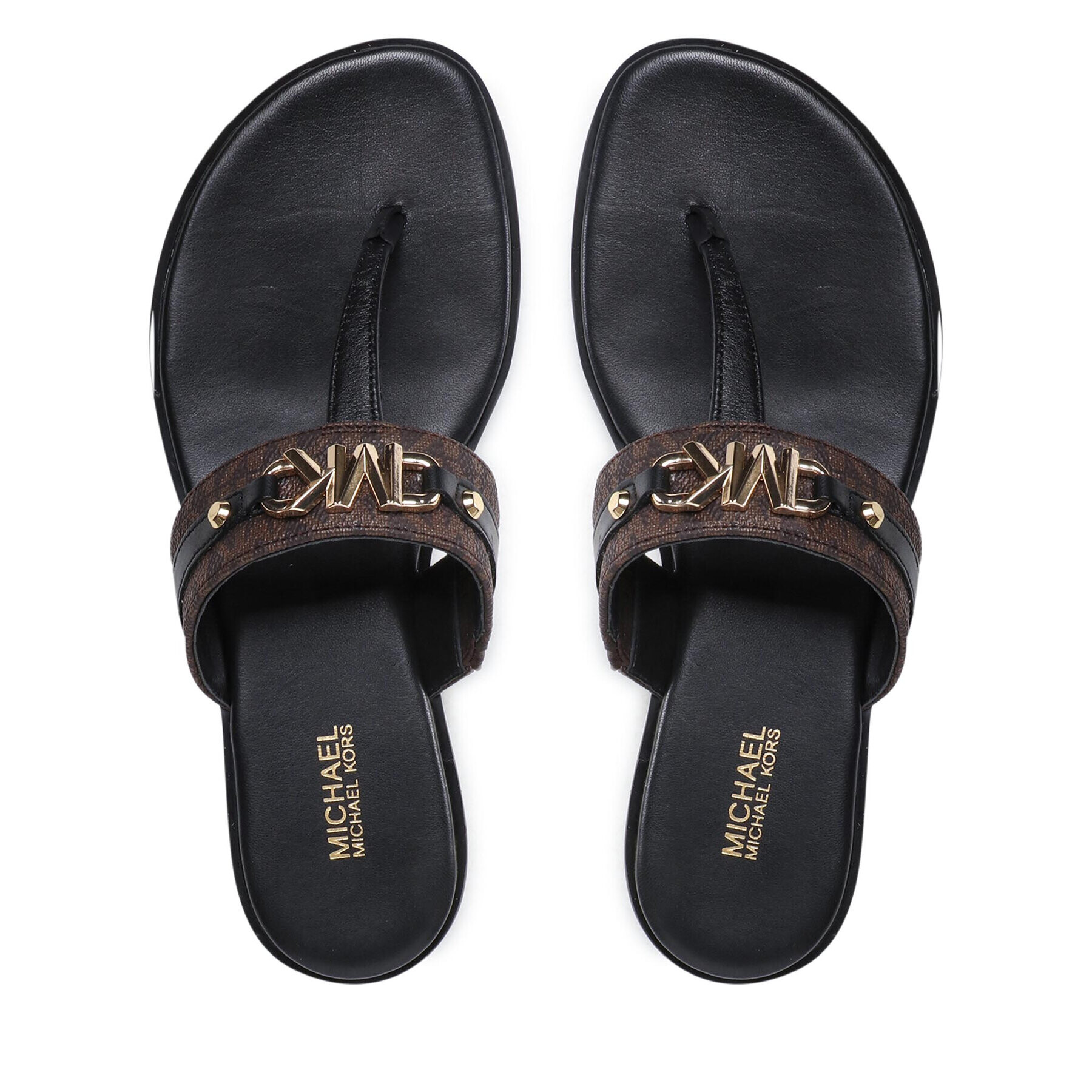 MICHAEL Michael Kors Flip flop Farrah Thong 40R2FHFA1B Negru - Pled.ro