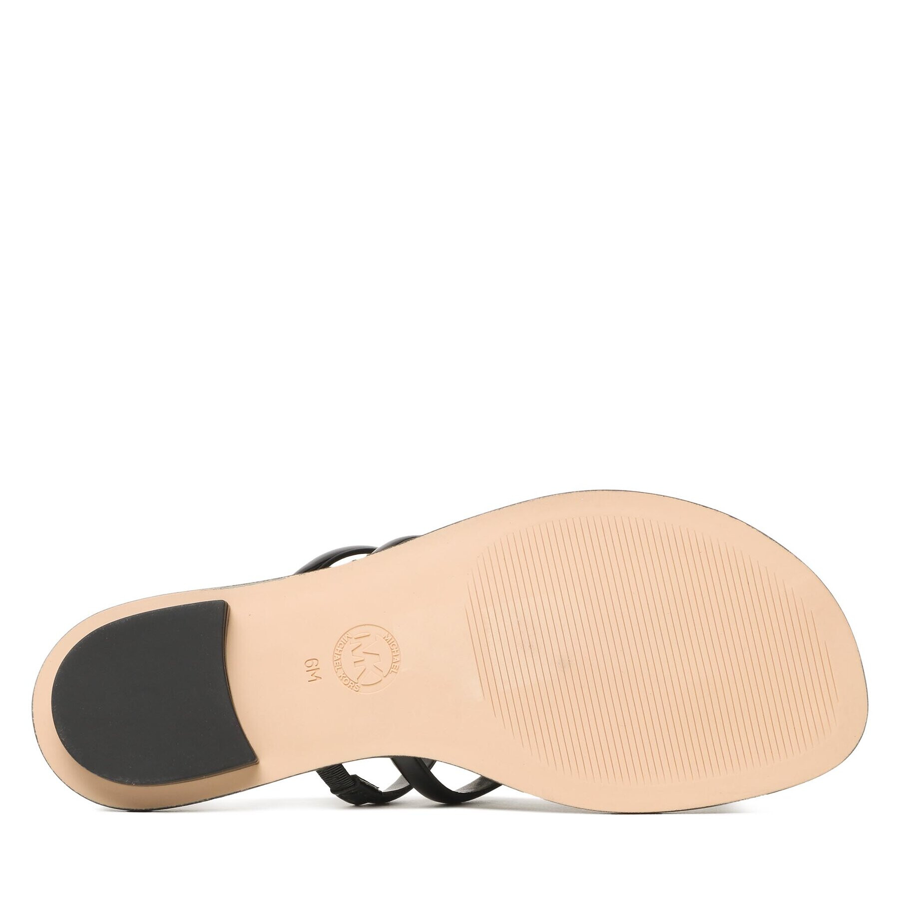 MICHAEL Michael Kors Flip flop Hampton Flat 40S3HMFS1A Negru - Pled.ro