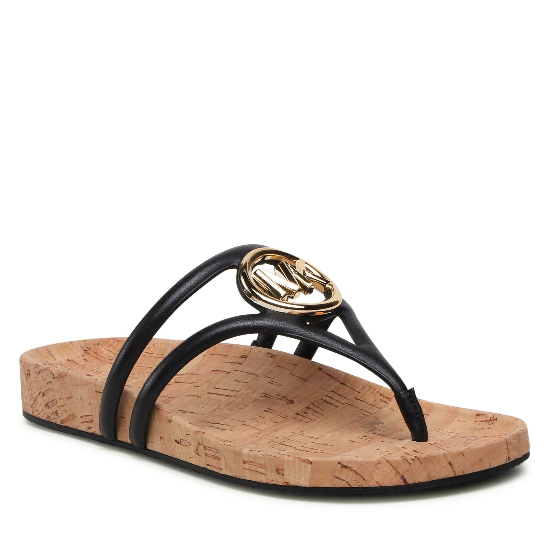 MICHAEL Michael Kors Flip flop Hampton Thong 40S3HMFS2L Negru - Pled.ro