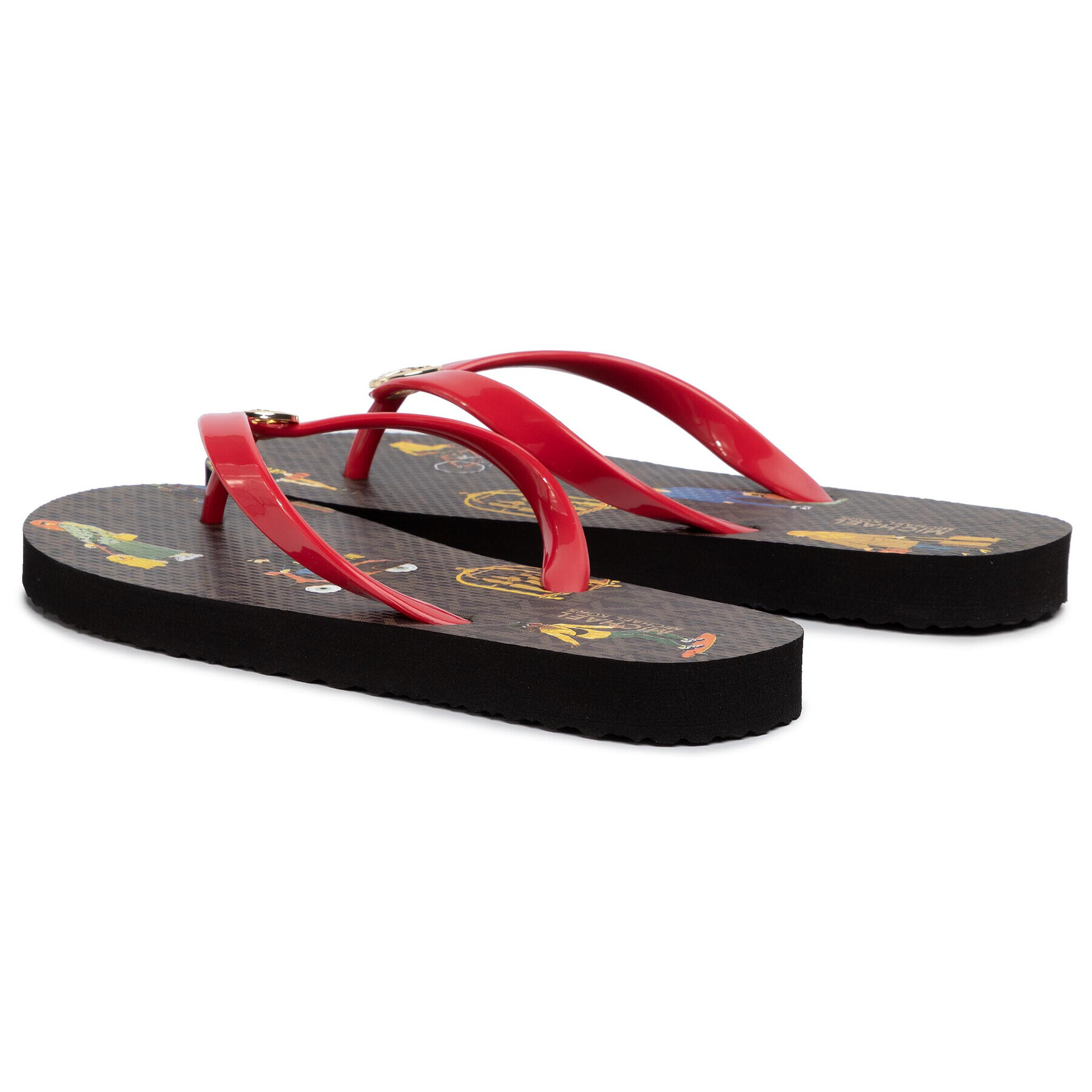 MICHAEL Michael Kors Flip flop Mk Flip Flop 40R0MKFA2Q Roșu - Pled.ro