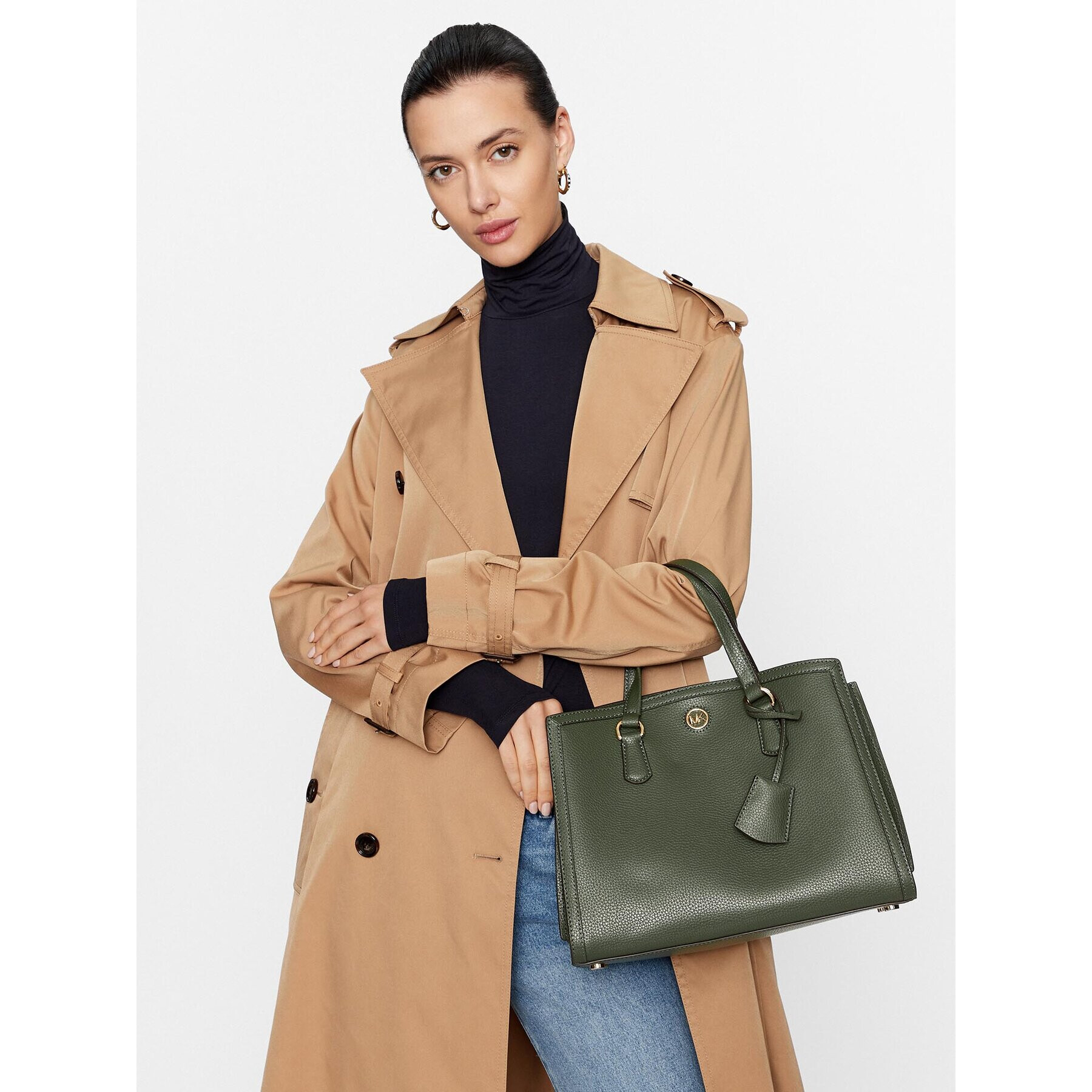 MICHAEL Michael Kors Geantă Chantal 30F2G7CS2T Verde - Pled.ro