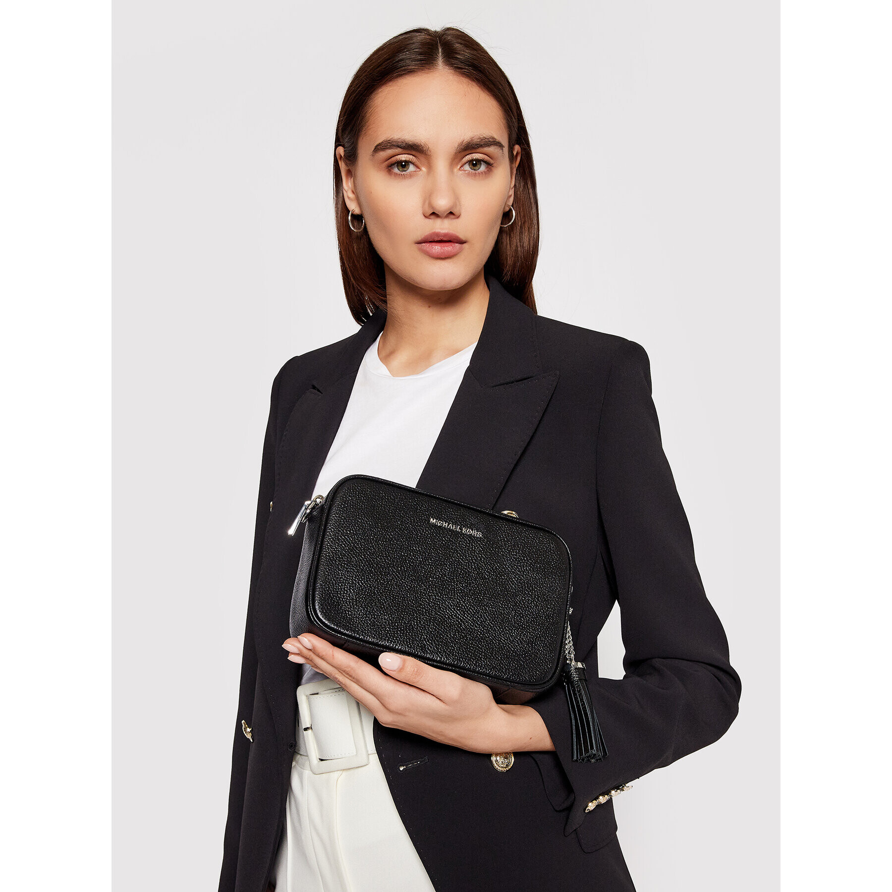 MICHAEL Michael Kors Geantă Ginny 32F7SGNM8L Negru - Pled.ro