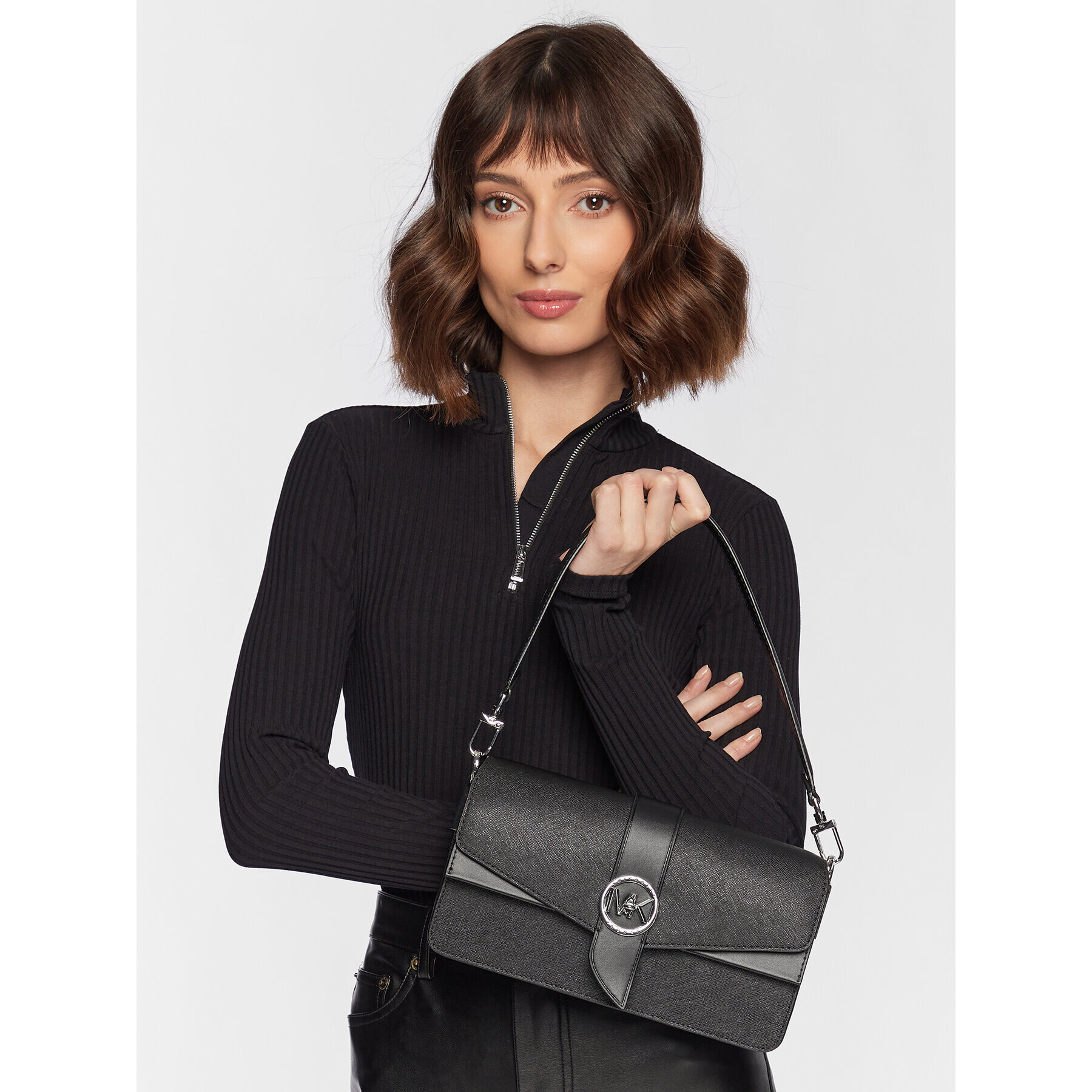 MICHAEL Michael Kors Geantă Greenwich 30T2SGRL1L Negru - Pled.ro