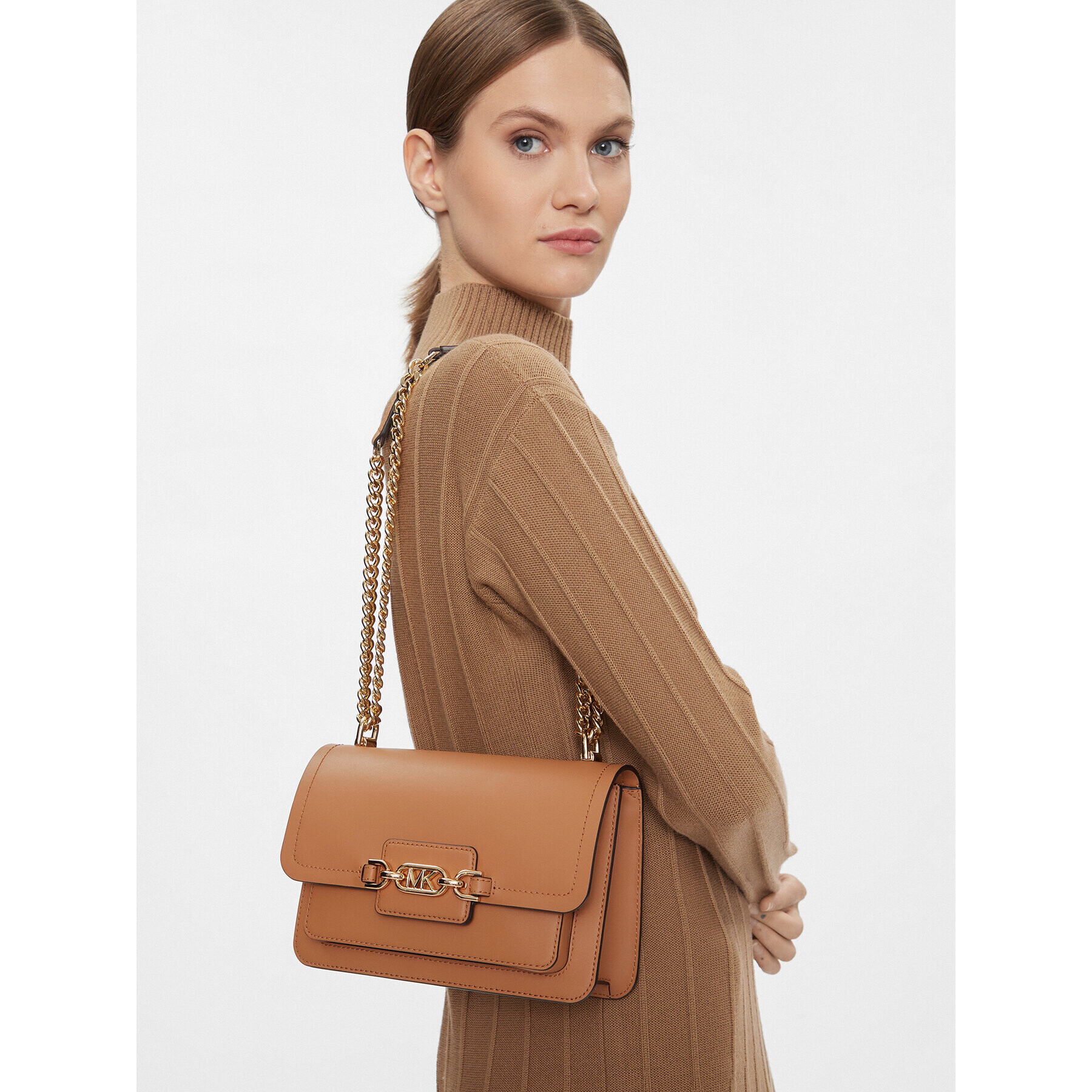 MICHAEL Michael Kors Geantă Heather 30S2G7HL3L Maro - Pled.ro