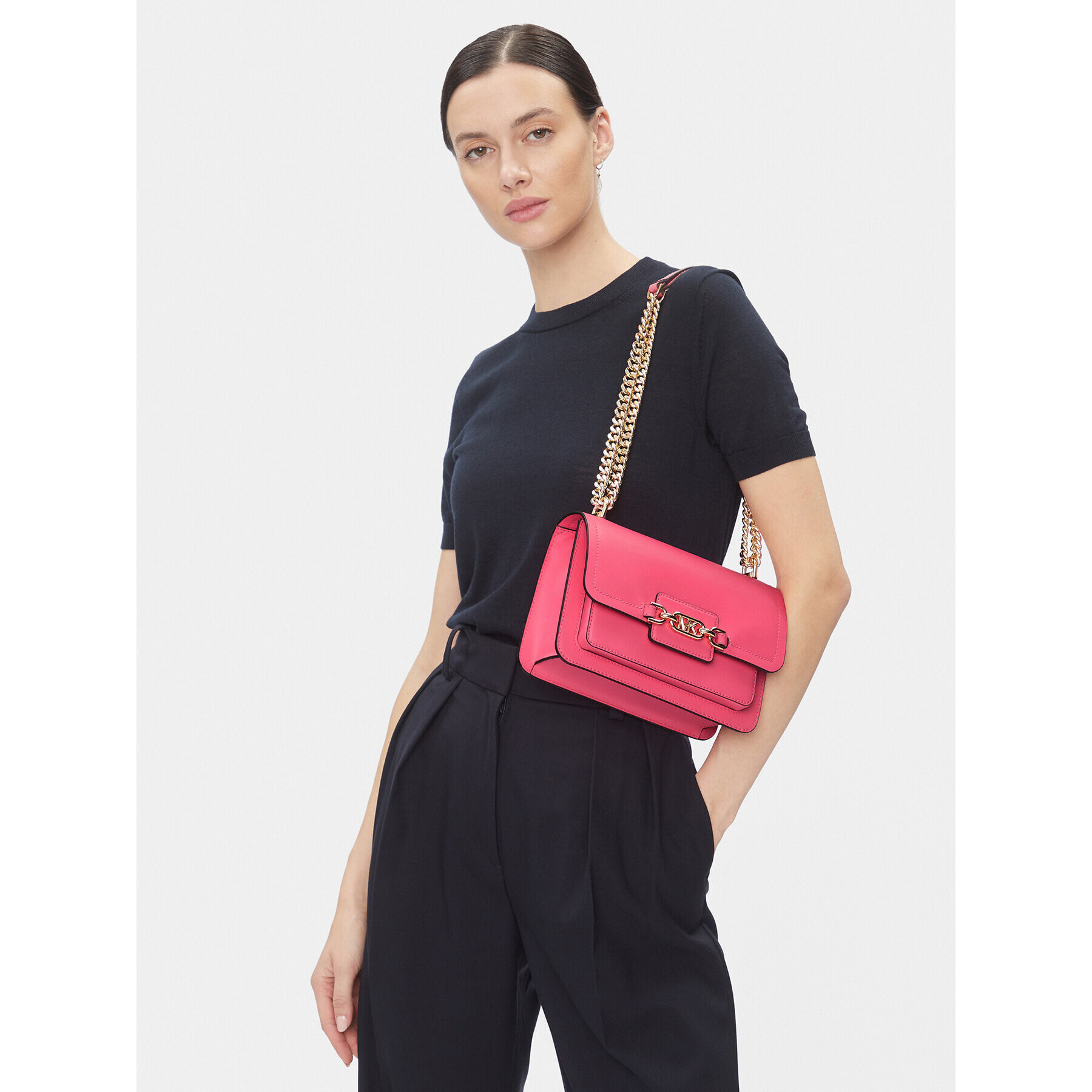 MICHAEL Michael Kors Geantă Heather 30S2G7HL3L Roz - Pled.ro