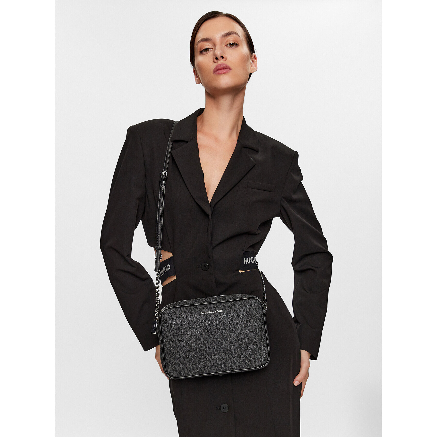 MICHAEL Michael Kors Geantă Jet Set 32F1SJ6C7B Negru - Pled.ro