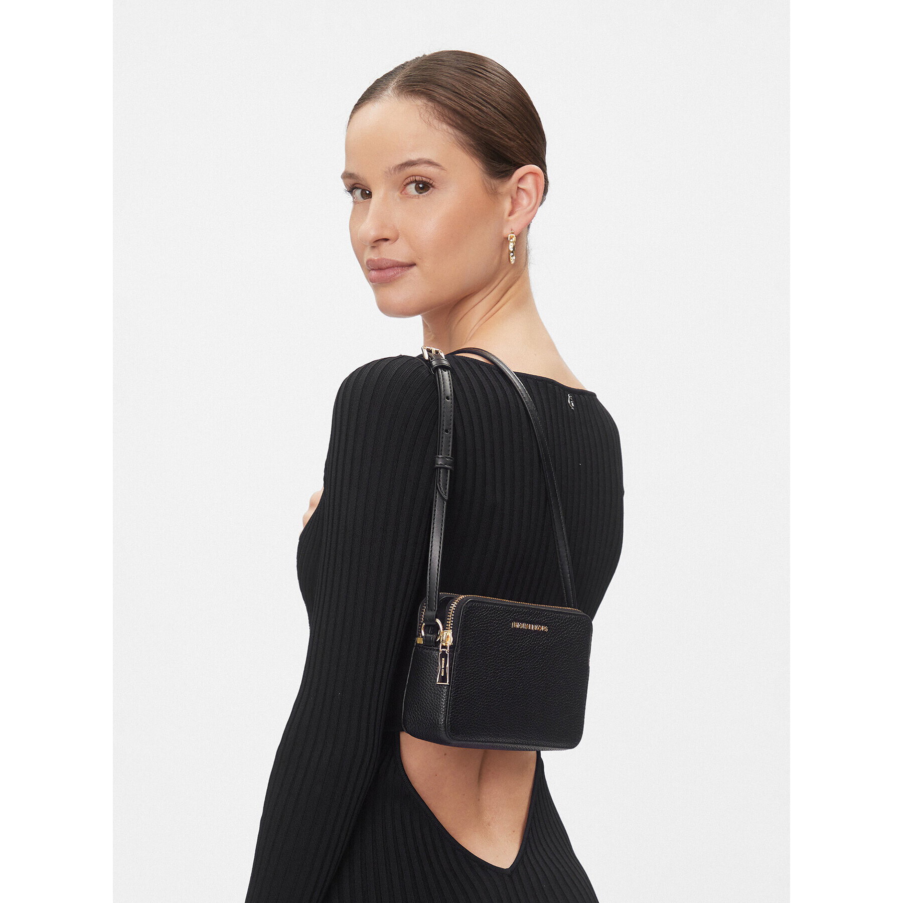 MICHAEL Michael Kors Geantă Jet Set 32S3GJ6C0T Negru - Pled.ro