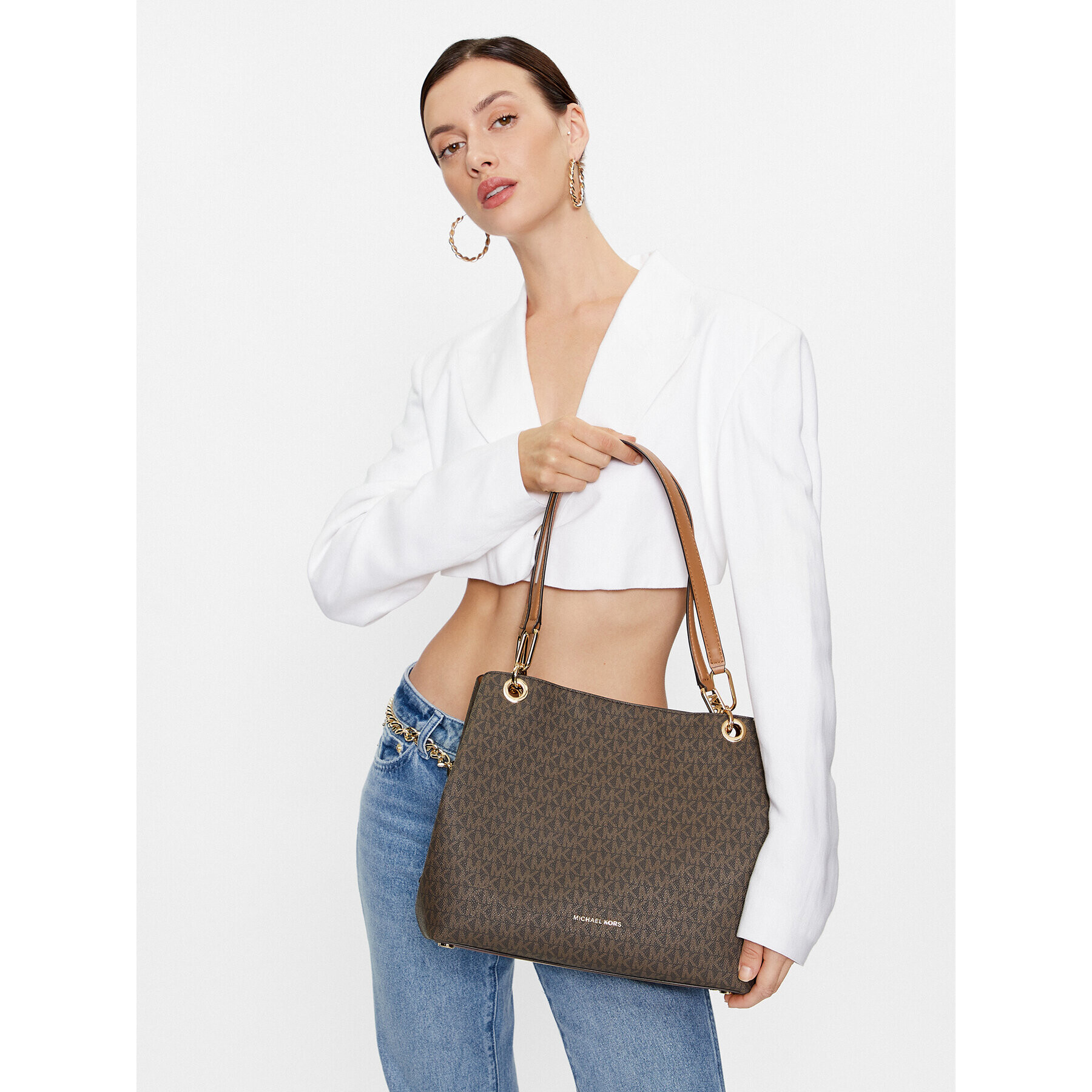 MICHAEL Michael Kors Geantă Kensington 30F3G8KT7B Maro - Pled.ro