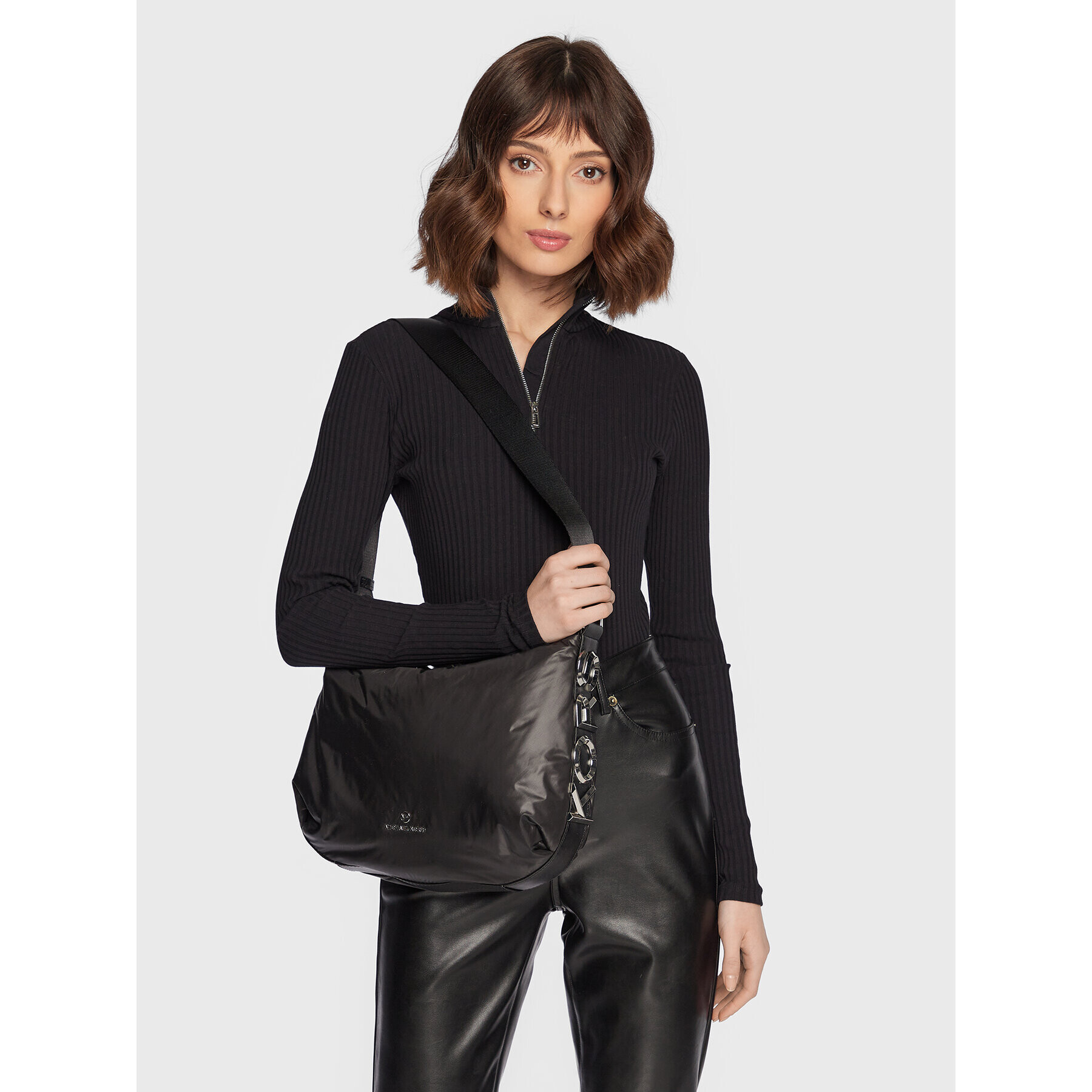 MICHAEL Michael Kors Geantă Leonie 30R3S3LM7B Negru - Pled.ro