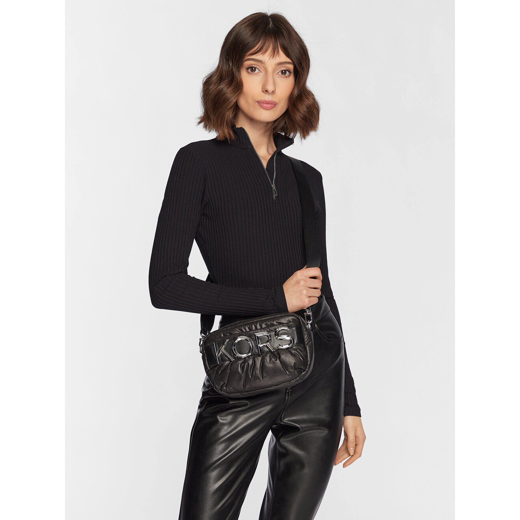 MICHAEL Michael Kors Geantă Leonie 32R3S3LC7B Negru - Pled.ro