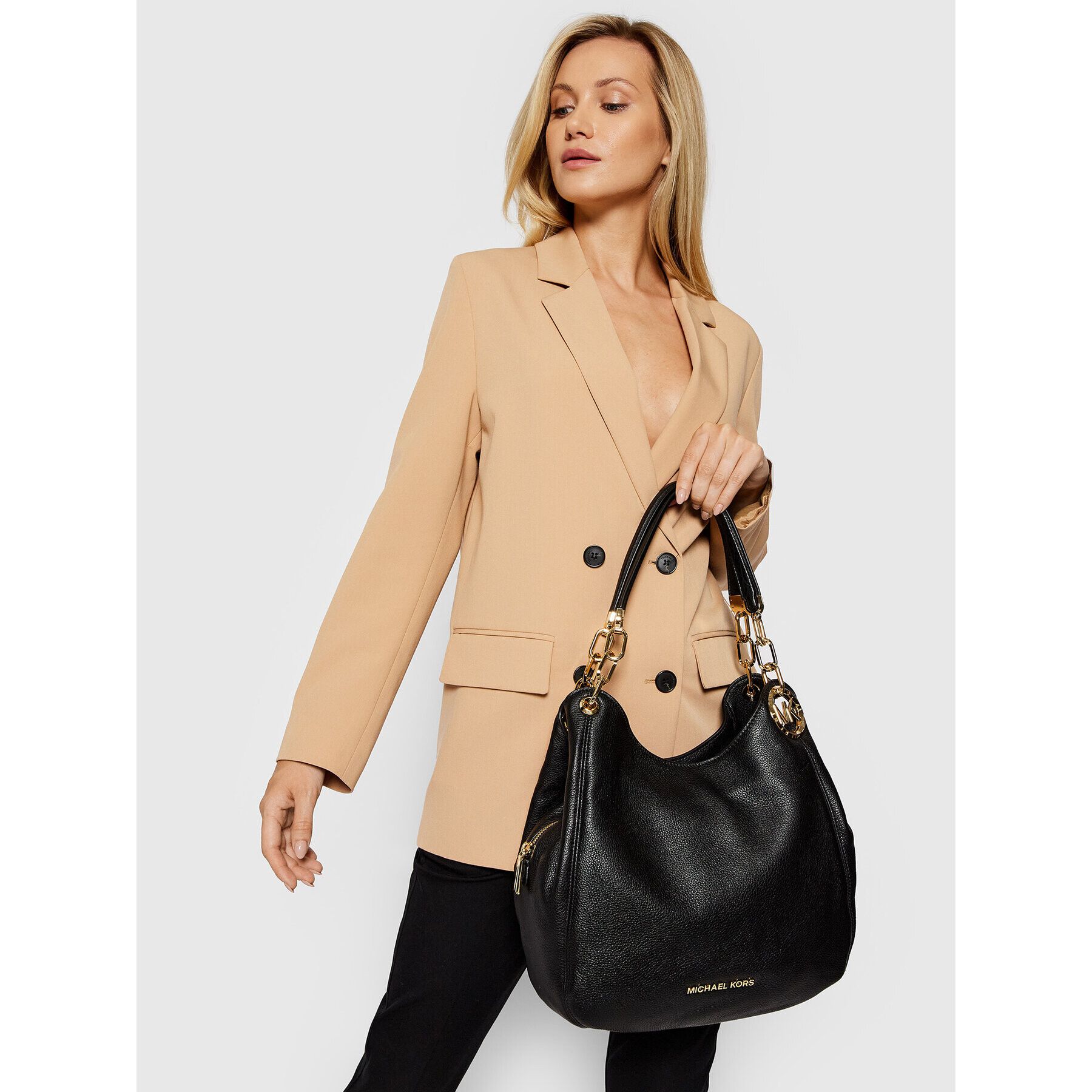 MICHAEL Michael Kors Geantă Lillie 30T9G0LE3L Negru - Pled.ro