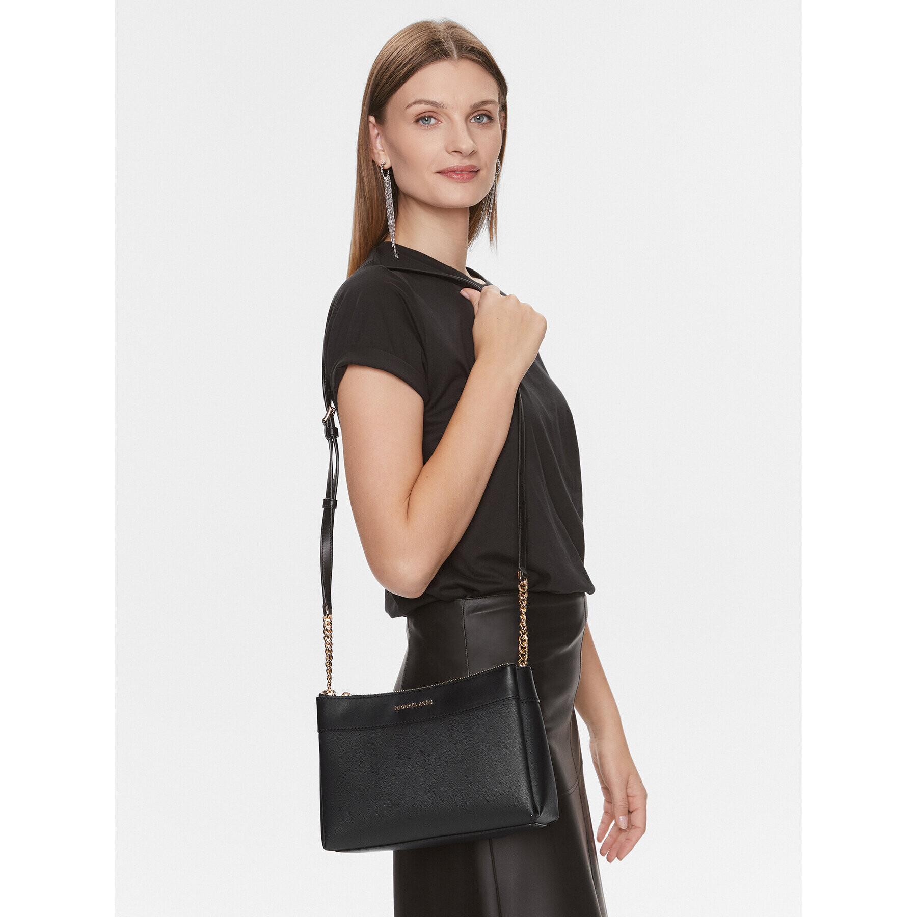 MICHAEL Michael Kors Geantă Lori 30F3G6LL1L Negru - Pled.ro