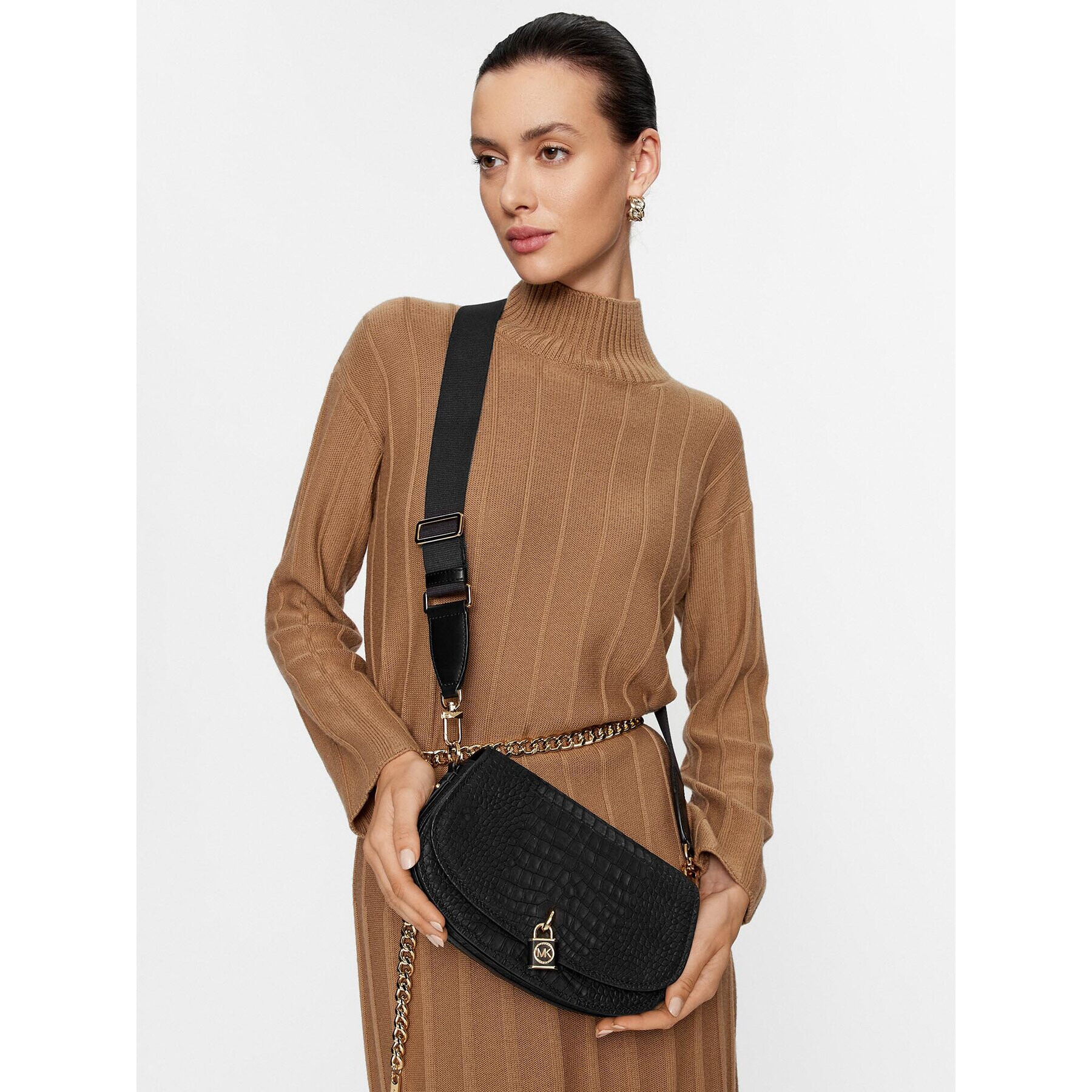 MICHAEL Michael Kors Geantă Mila 30F3GIMM8E Negru - Pled.ro