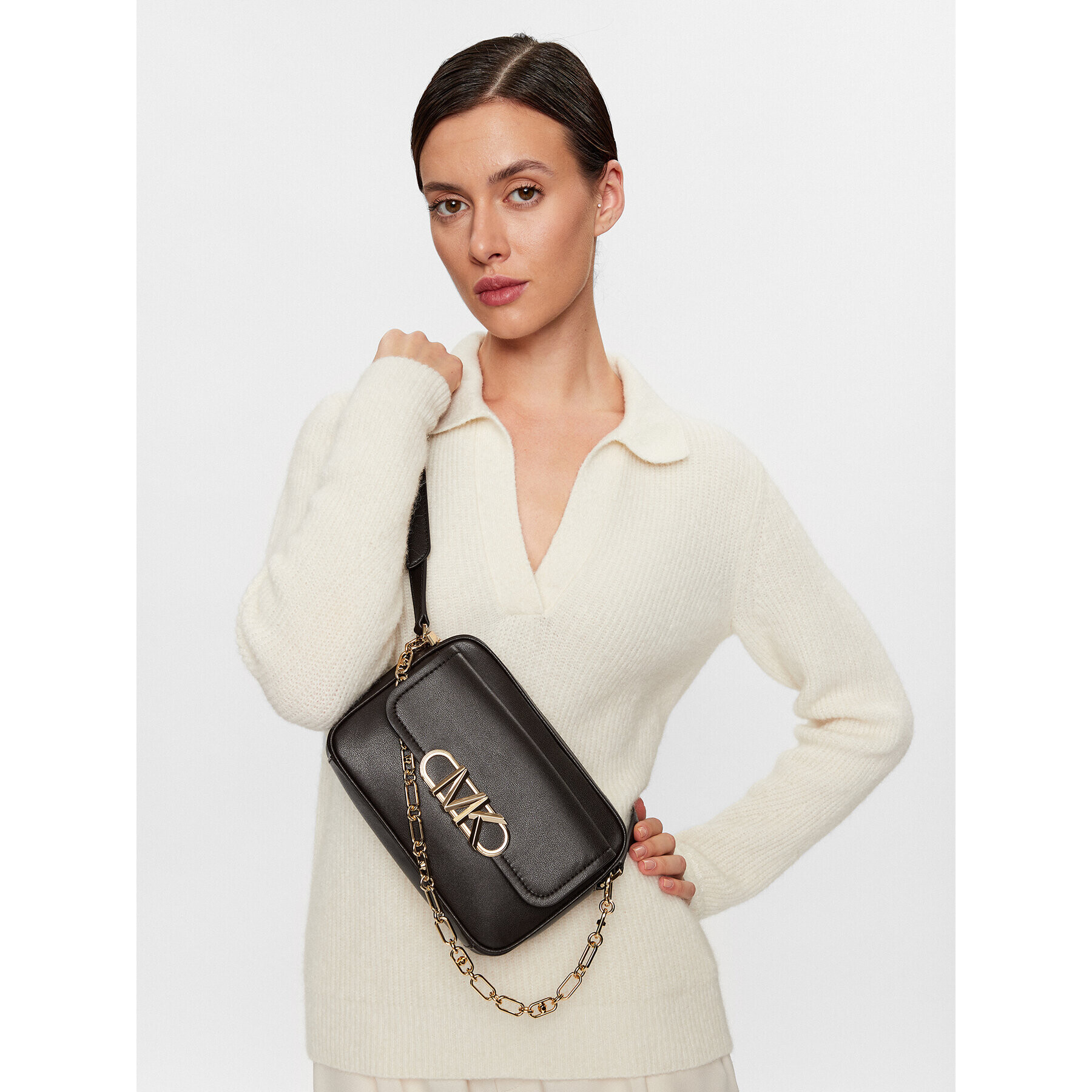 MICHAEL Michael Kors Geantă Parker 32F2G7PC8L Maro - Pled.ro