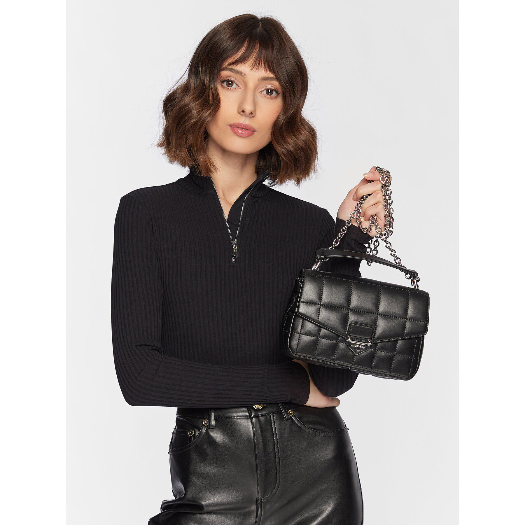 MICHAEL Michael Kors Geantă Soho 30H0S1SL1T Negru - Pled.ro