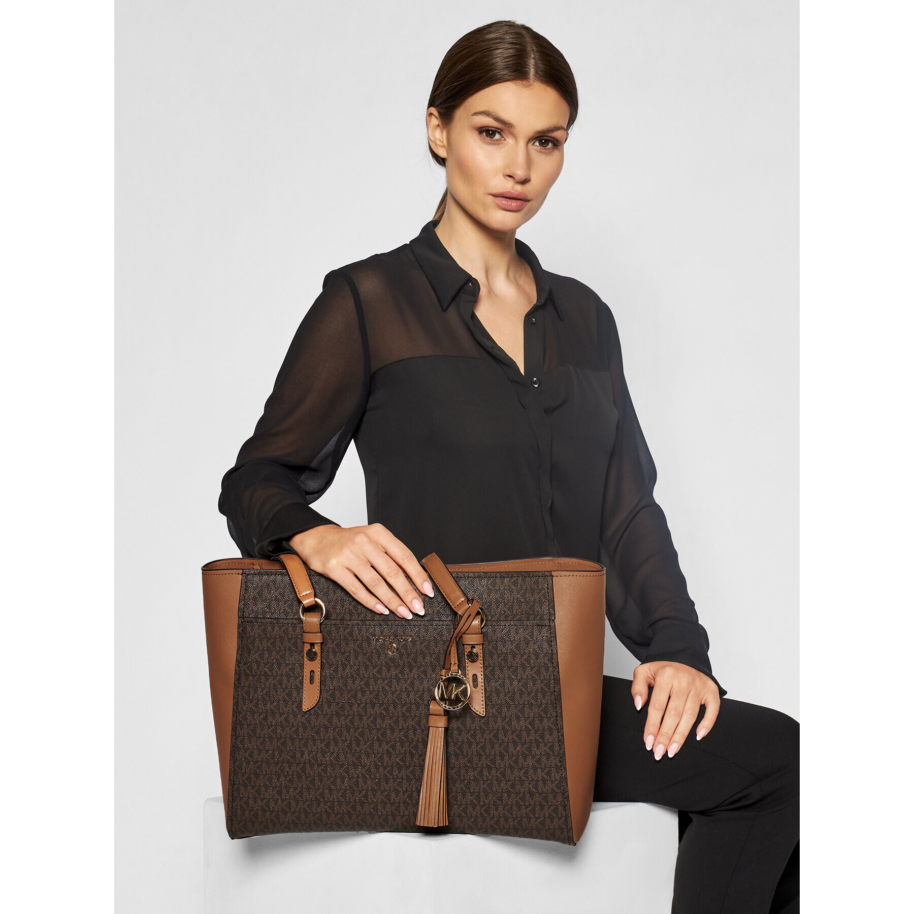 MICHAEL Michael Kors Geantă Sullivan 30S1GNXT7B Maro - Pled.ro