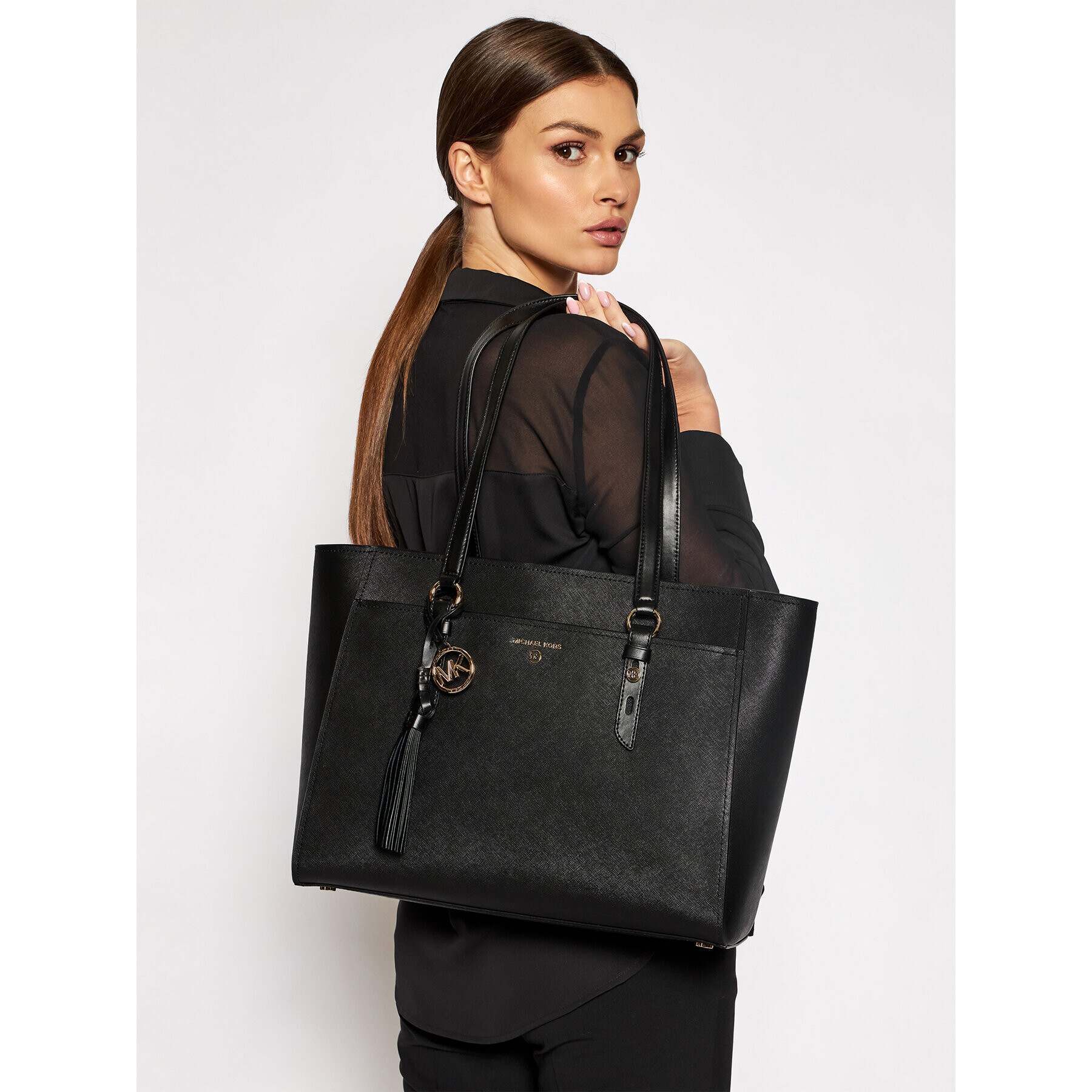 MICHAEL Michael Kors Geantă Sullivan 30S1GNXT7L Negru - Pled.ro