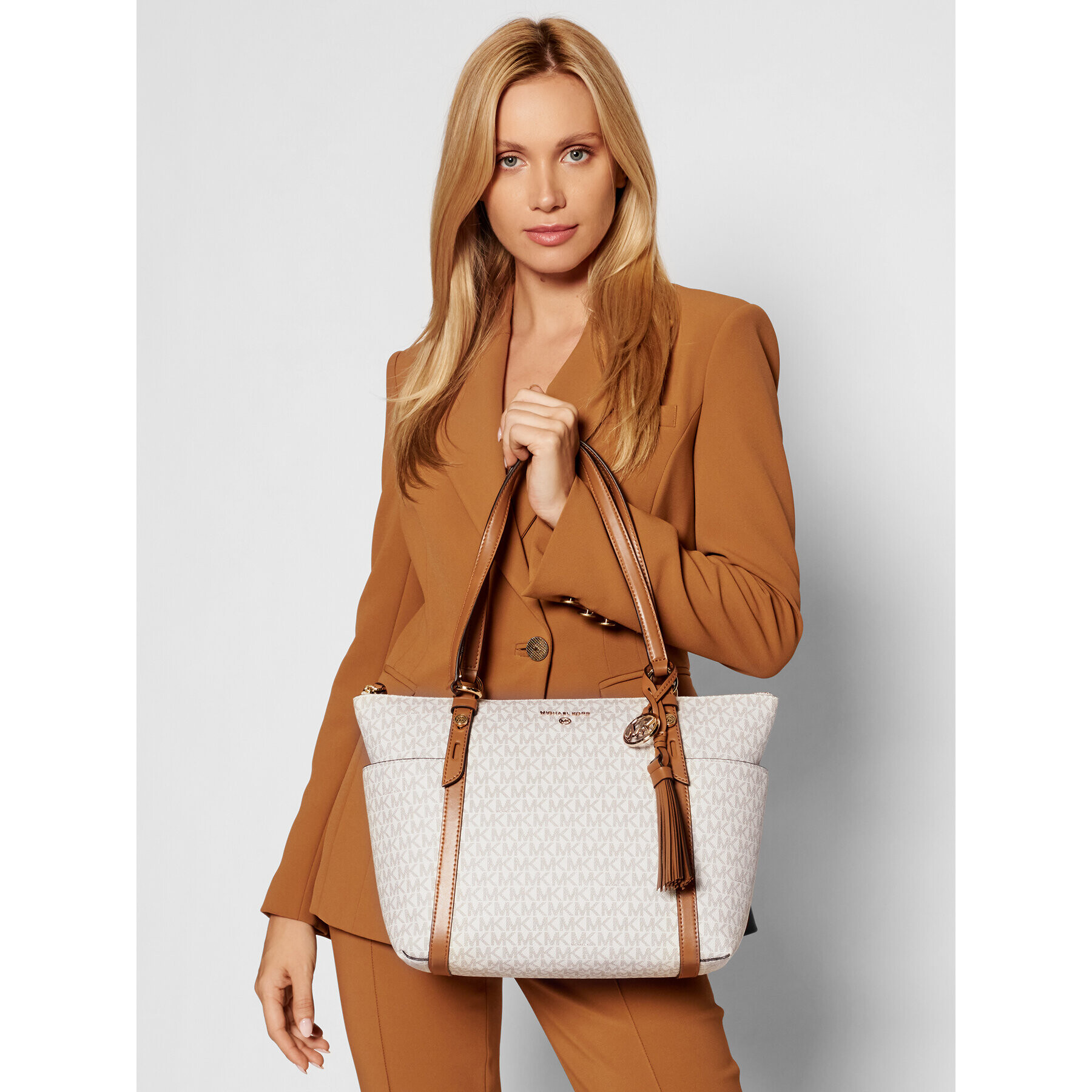 MICHAEL Michael Kors Geantă Sullivan 30T0GNXT2B Alb - Pled.ro