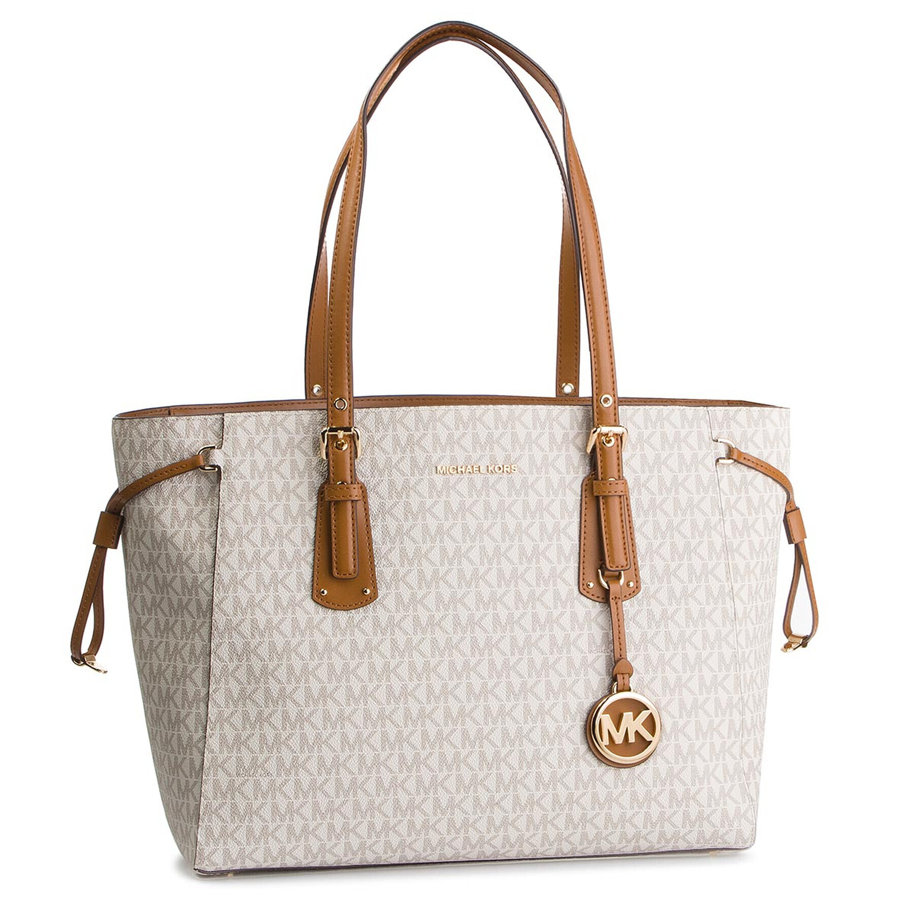 MICHAEL Michael Kors Geantă Voyager 30F8GV6T2B Bej - Pled.ro