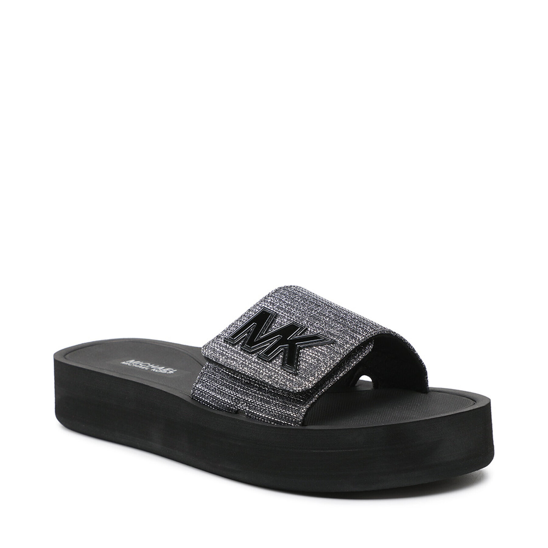 MICHAEL Michael Kors Șlapi Mk Platform Slide 40S1MKFA1D Argintiu - Pled.ro