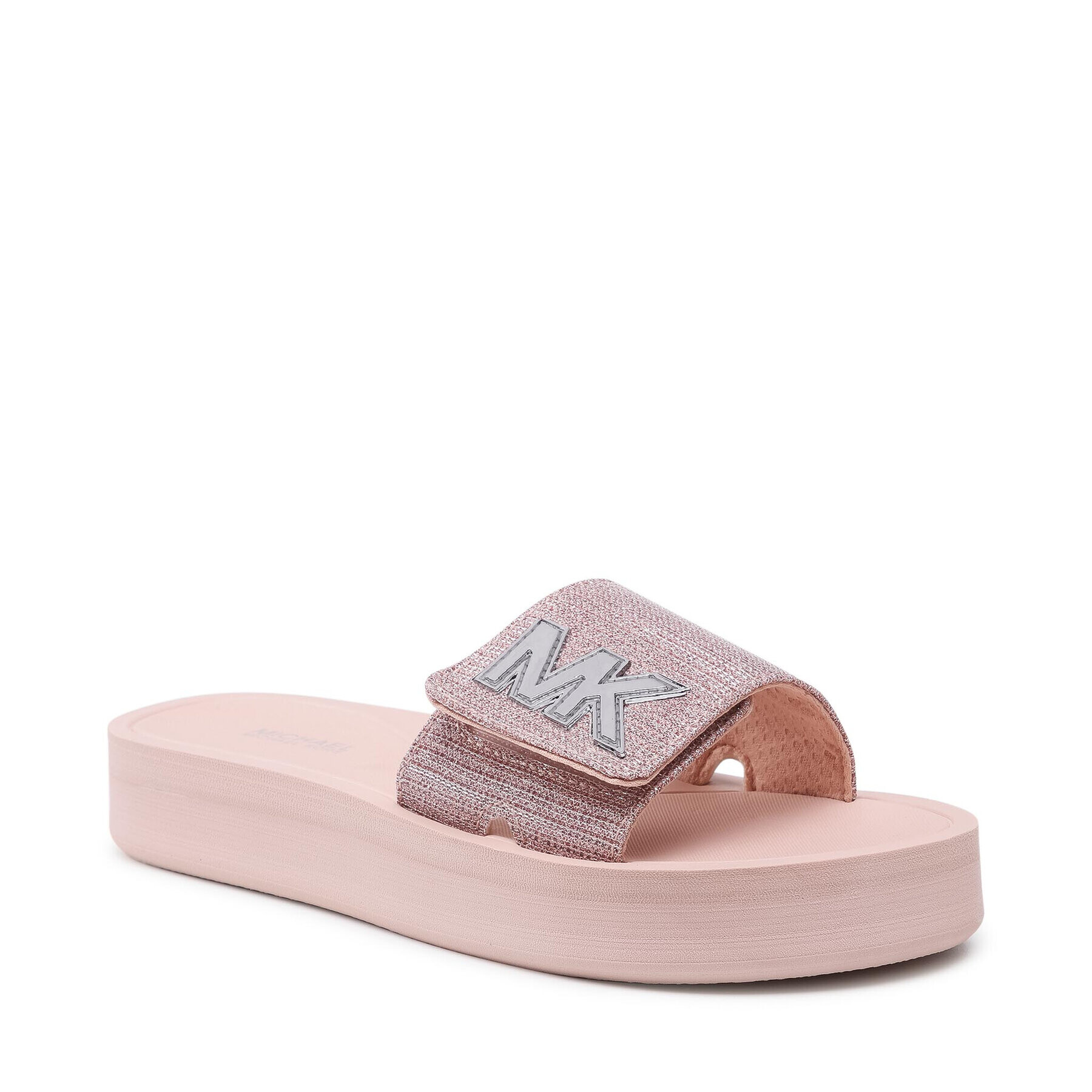 MICHAEL Michael Kors Șlapi Mk Platform Slide 40S1MKFA1D Roz - Pled.ro