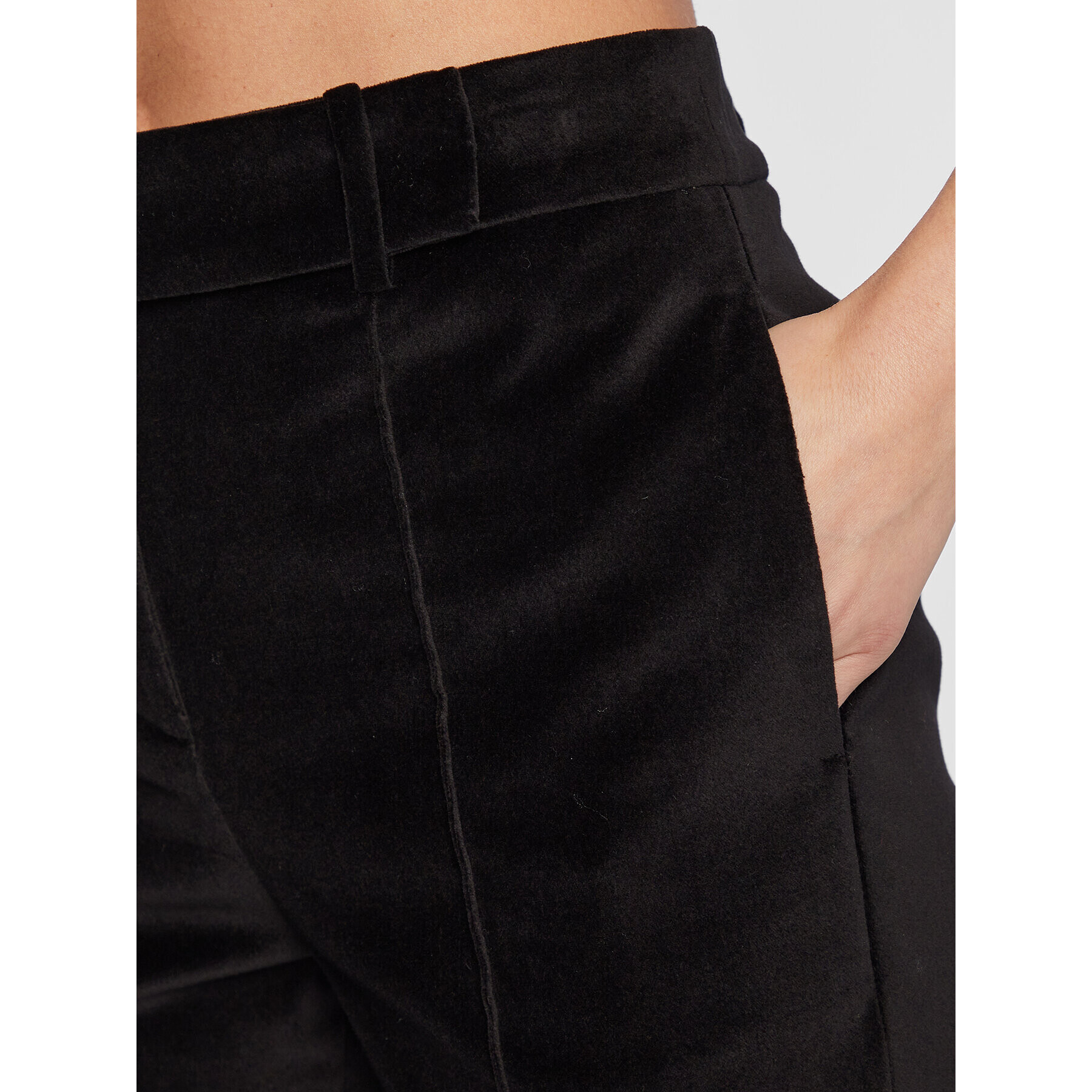 MICHAEL Michael Kors Pantaloni din material MF230606LN Negru Regular Fit - Pled.ro