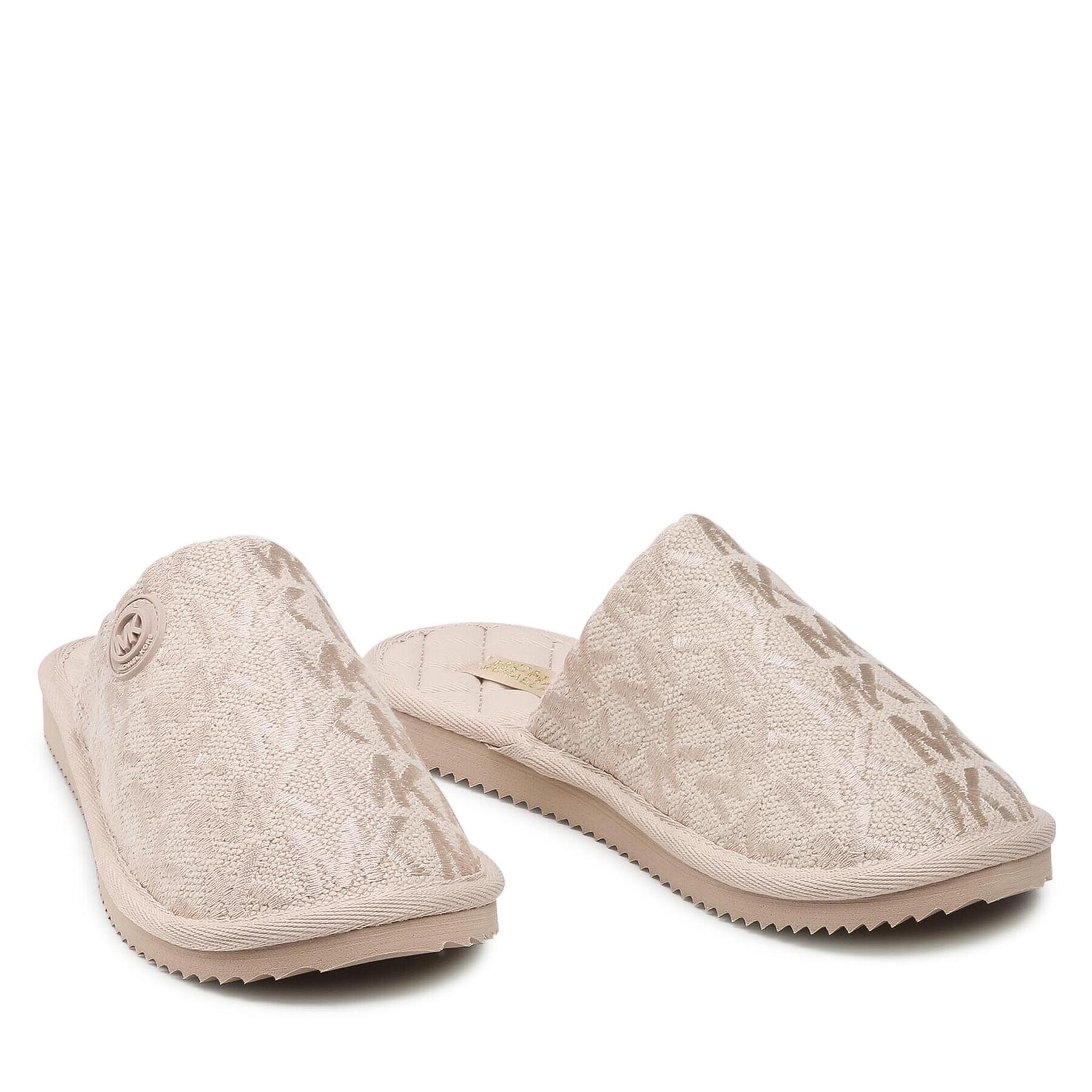 MICHAEL Michael Kors Papuci de casă Janis Slipper 40T1JAFP2D Bej - Pled.ro