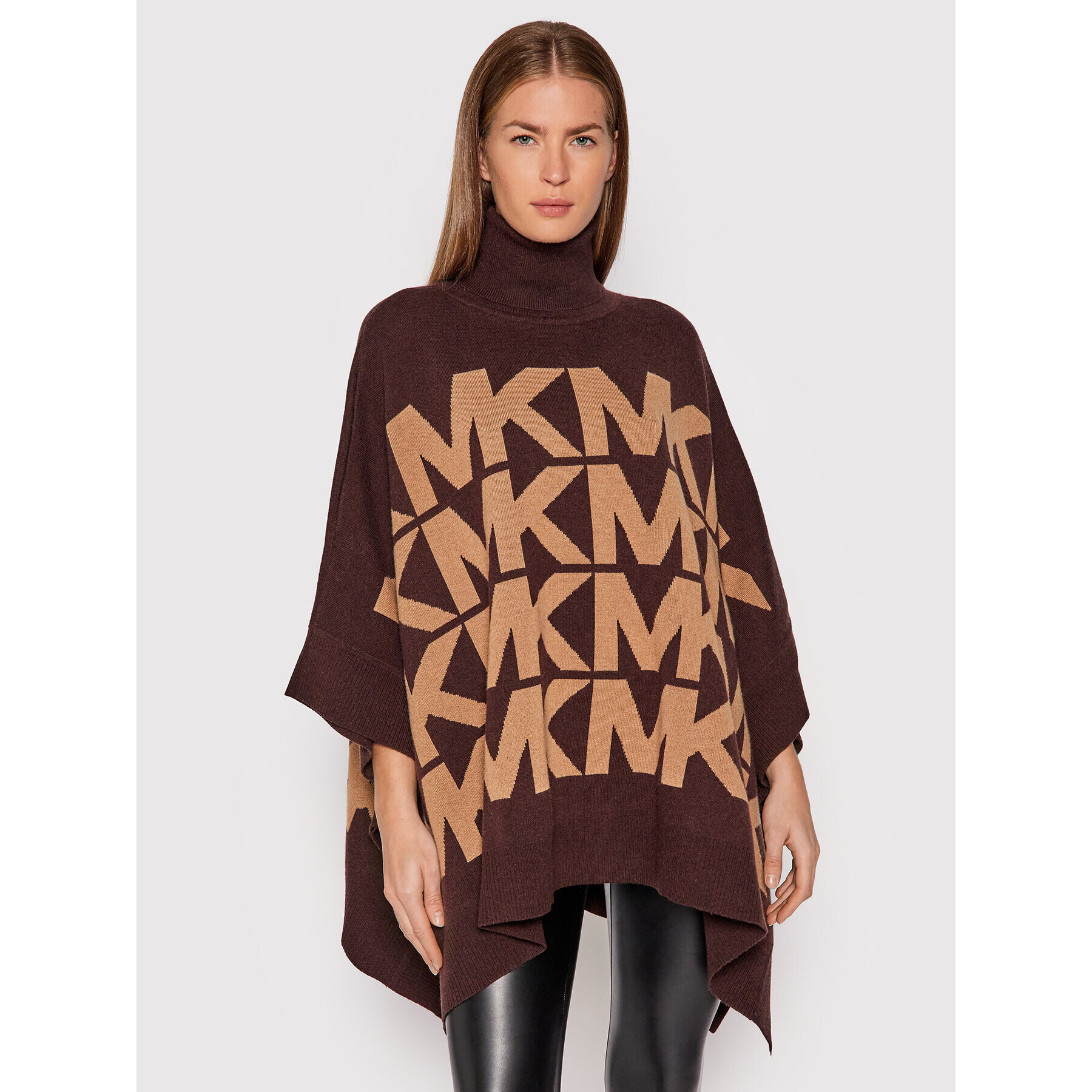 MICHAEL Michael Kors Poncho Logo MF16073CSN Maro Relaxed Fit - Pled.ro