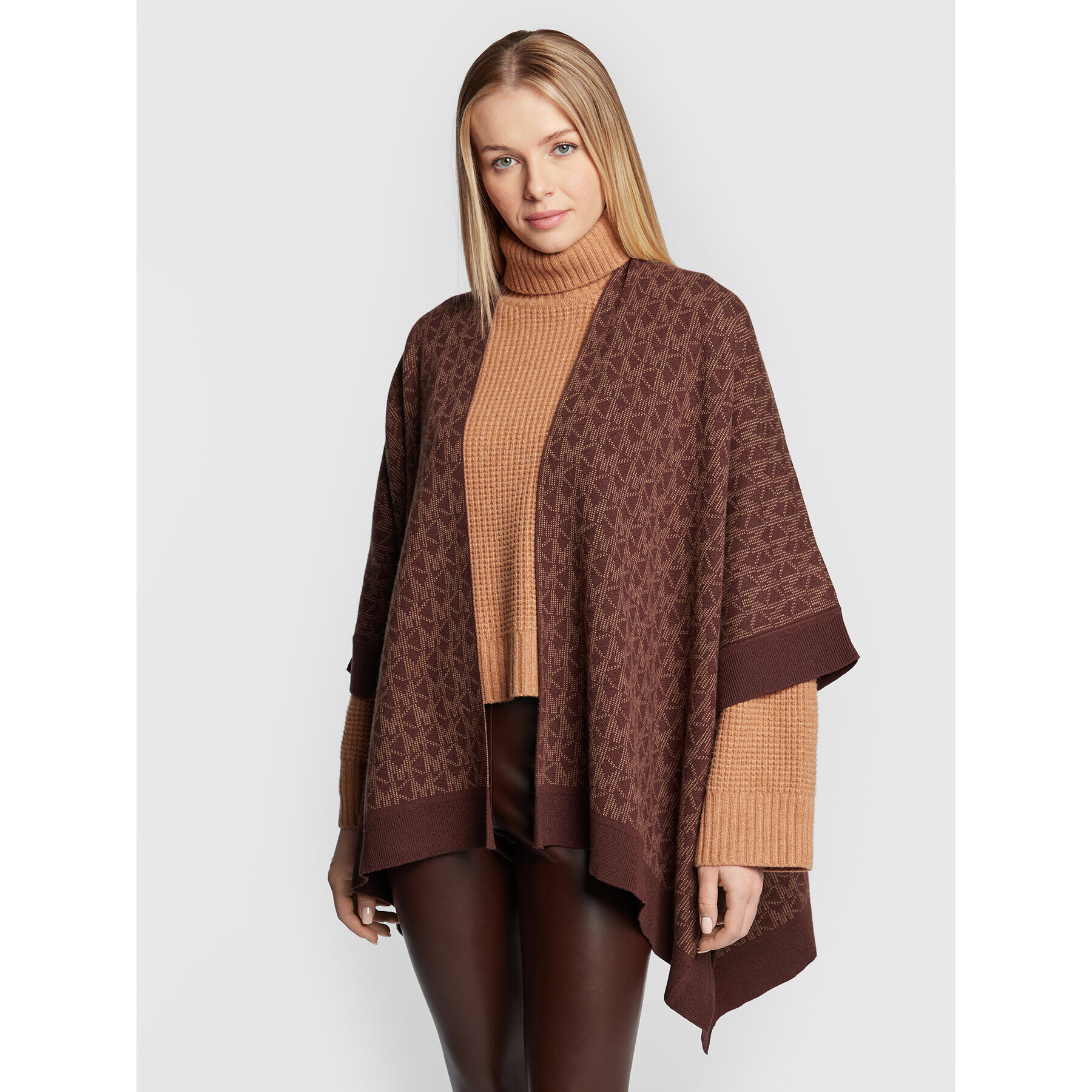 MICHAEL Michael Kors Poncho MF260HL46G Maro Relaxed Fit - Pled.ro