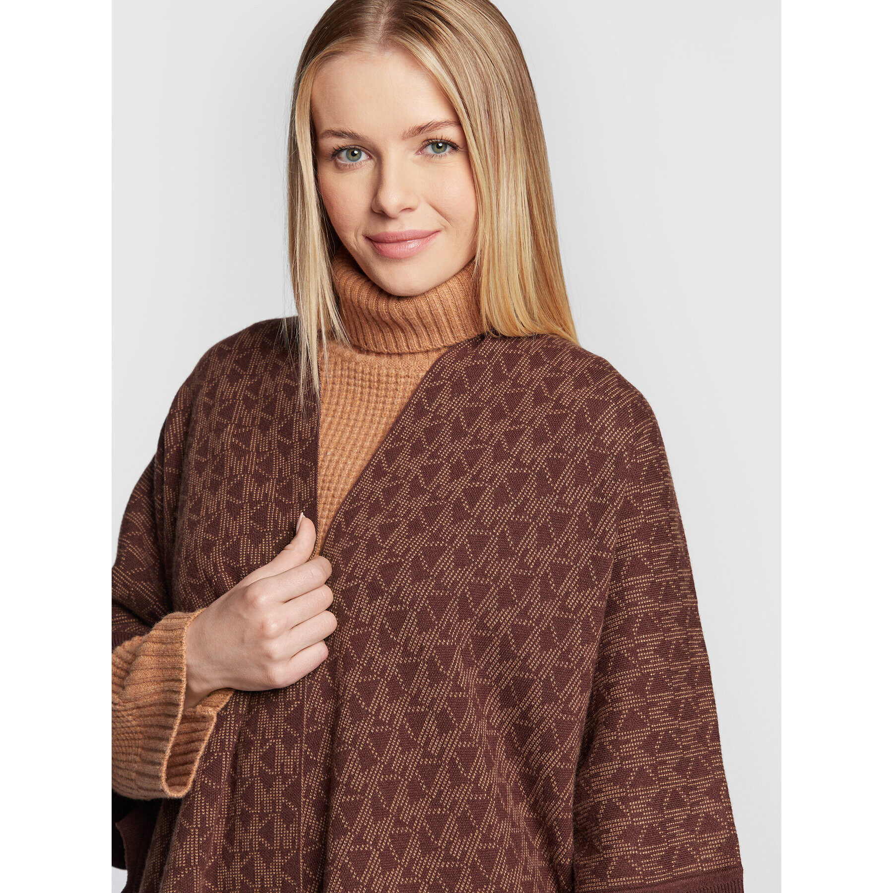 MICHAEL Michael Kors Poncho MF260HL46G Maro Relaxed Fit - Pled.ro