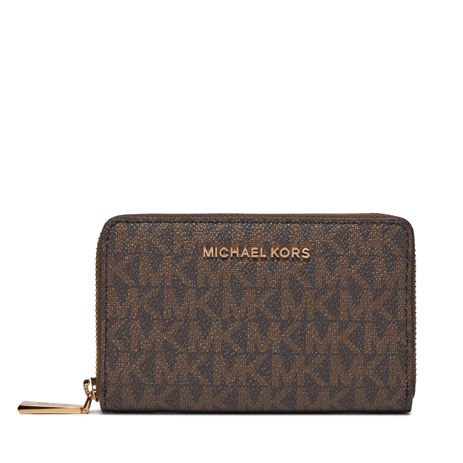 MICHAEL Michael Kors Portofel Mare de Damă Jet Set 34H9GJ6D0B Maro - Pled.ro