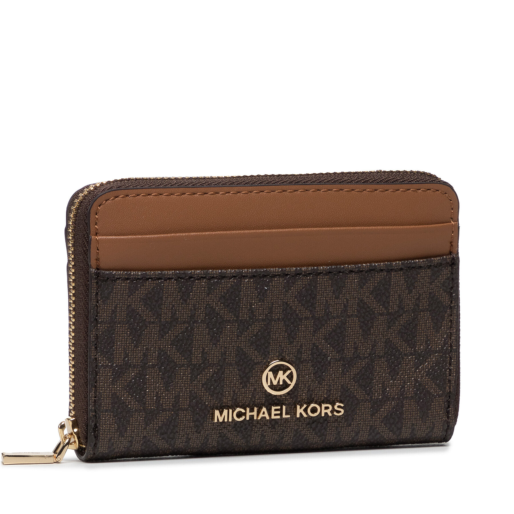 MICHAEL Michael Kors Portofel Mic de Damă Jet Set Charm 34S1GT9Z1B Maro - Pled.ro