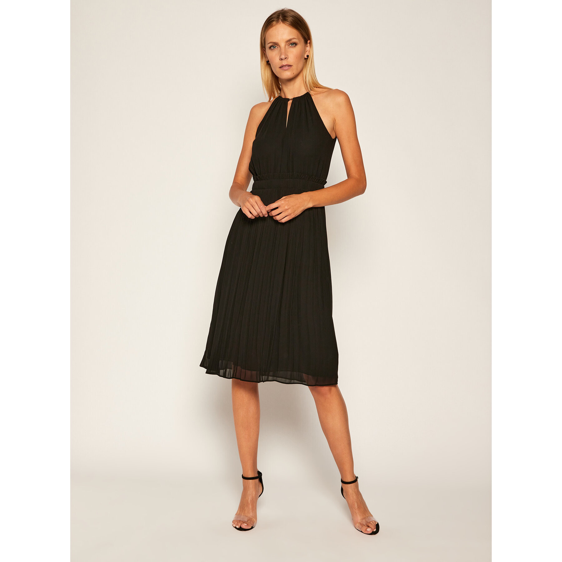 MICHAEL Michael Kors Rochie cocktail Chain MB98X037R3 Negru Regular Fit - Pled.ro