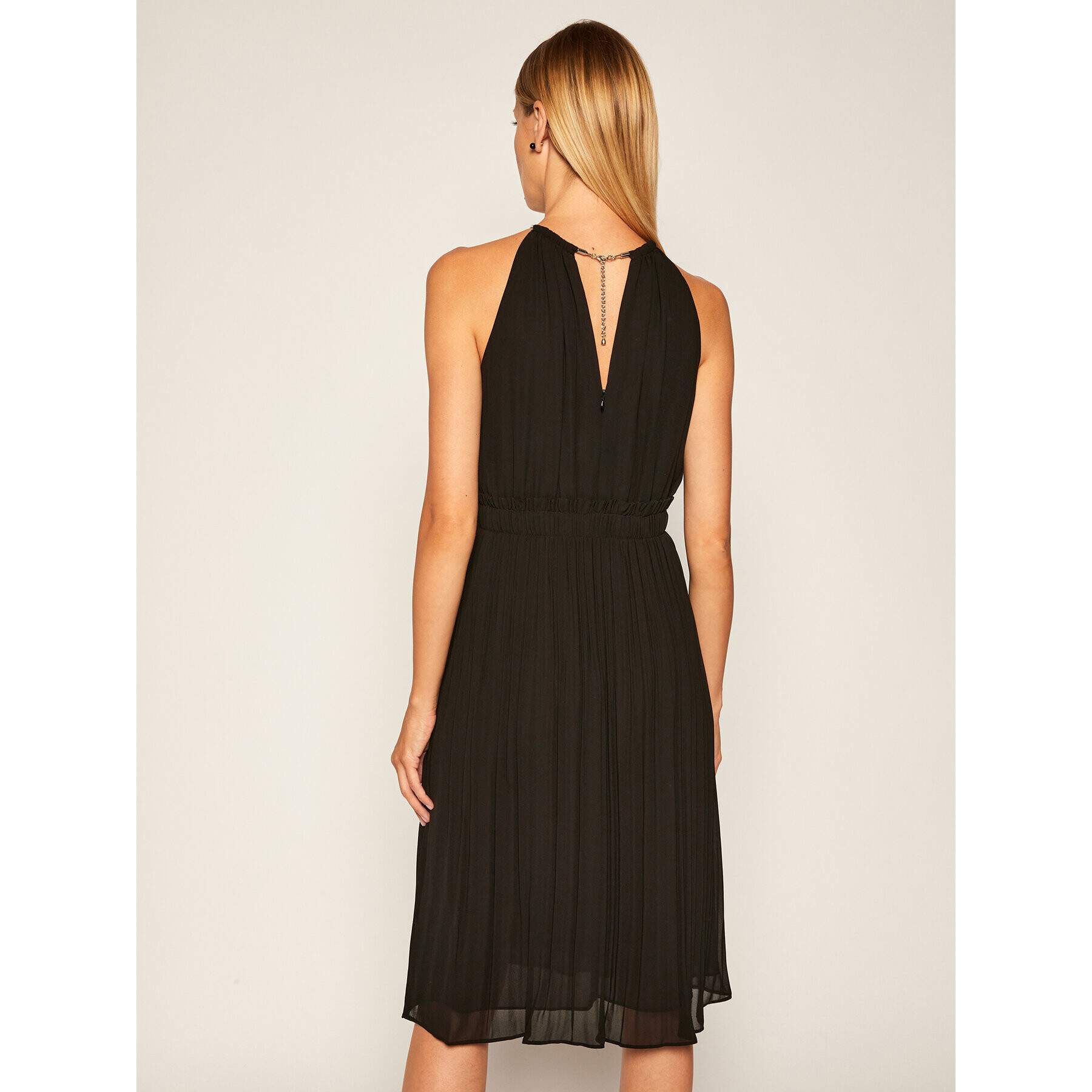 MICHAEL Michael Kors Rochie cocktail Chain MB98X037R3 Negru Regular Fit - Pled.ro